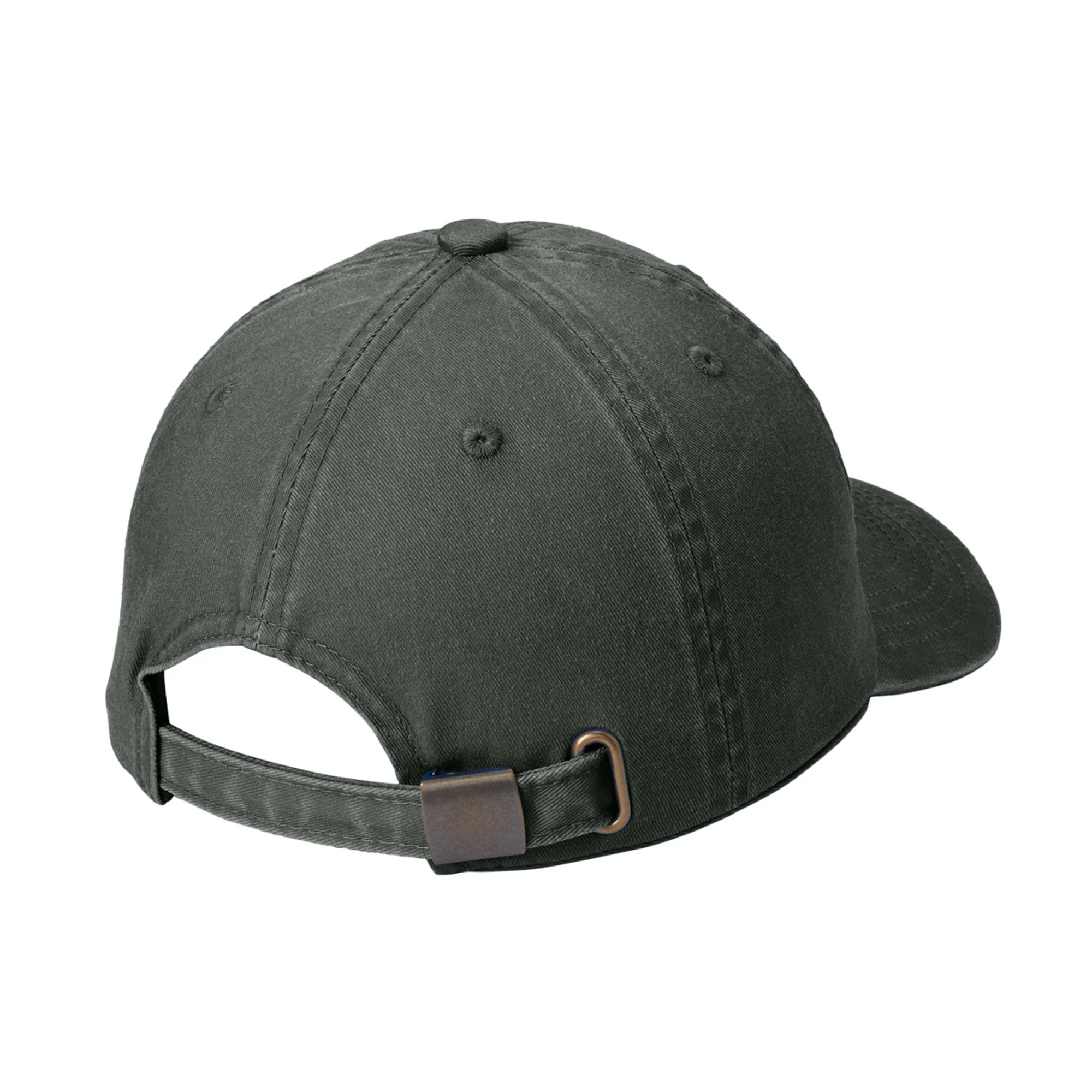 Delta Psi Epsilon Greek Script Ladies Garment Washed Hat - Black - Image 3