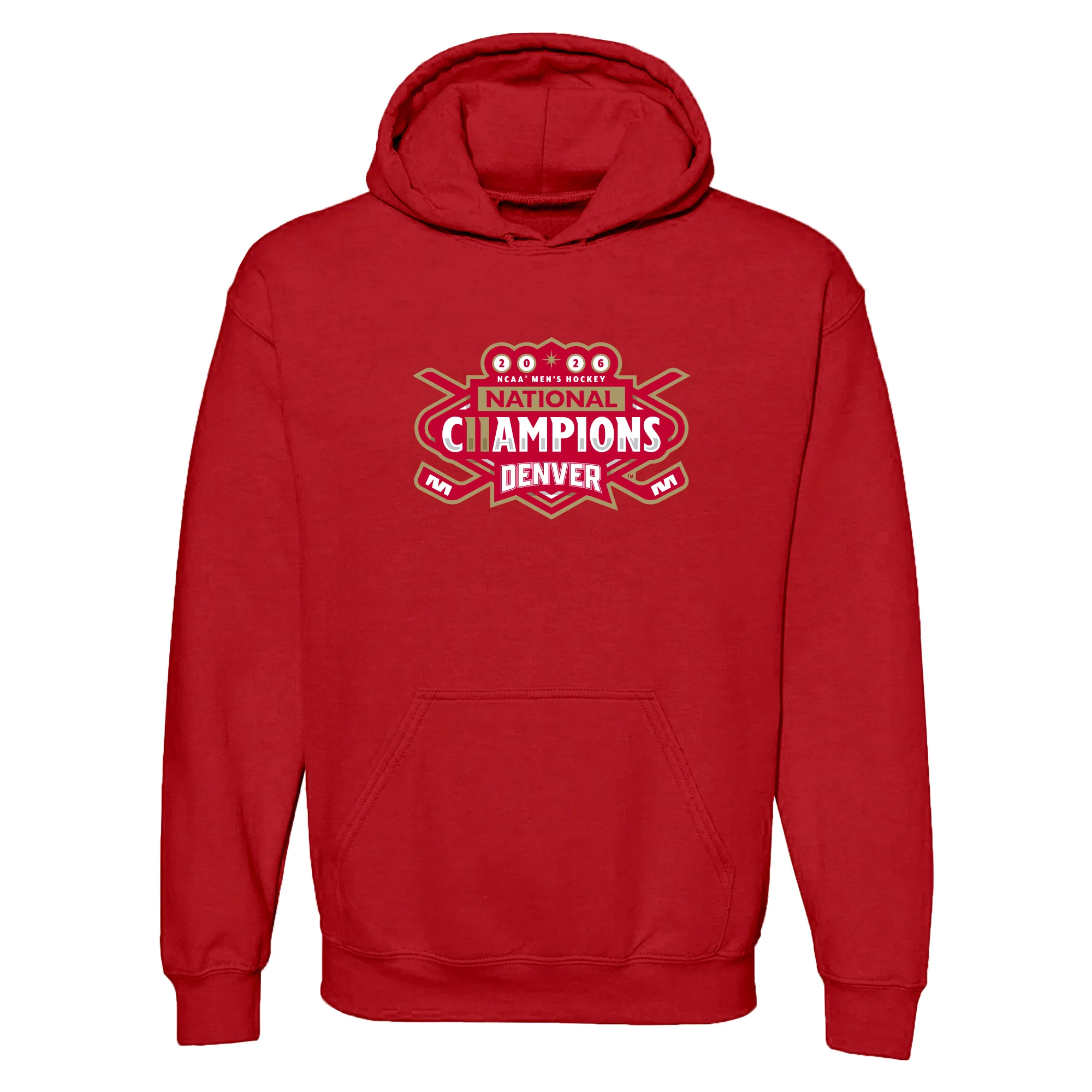 Denver 2026 Hockey National Champions Logo Hoodie - Image 2