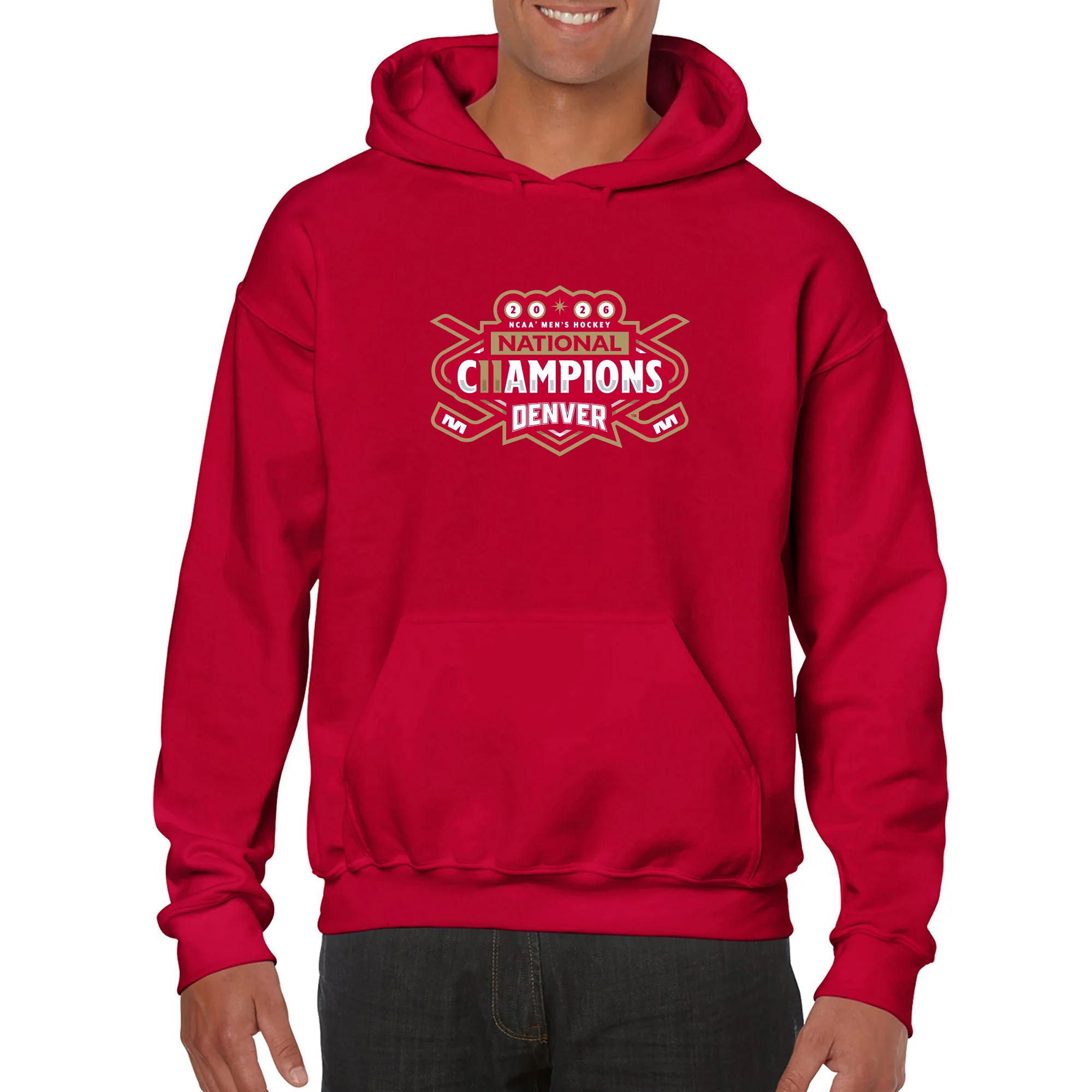Denver 2026 Hockey National Champions Logo Hoodie - Image 7