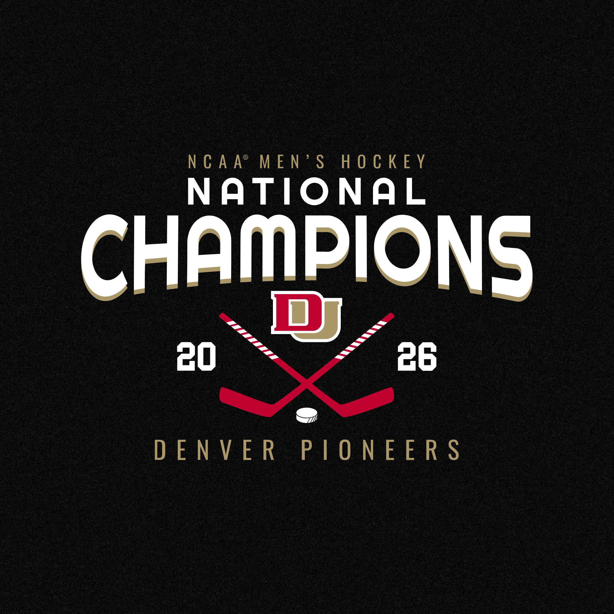 Denver 2026 Hockey National Champions Rounded Triblend T-Shirt - Image 5