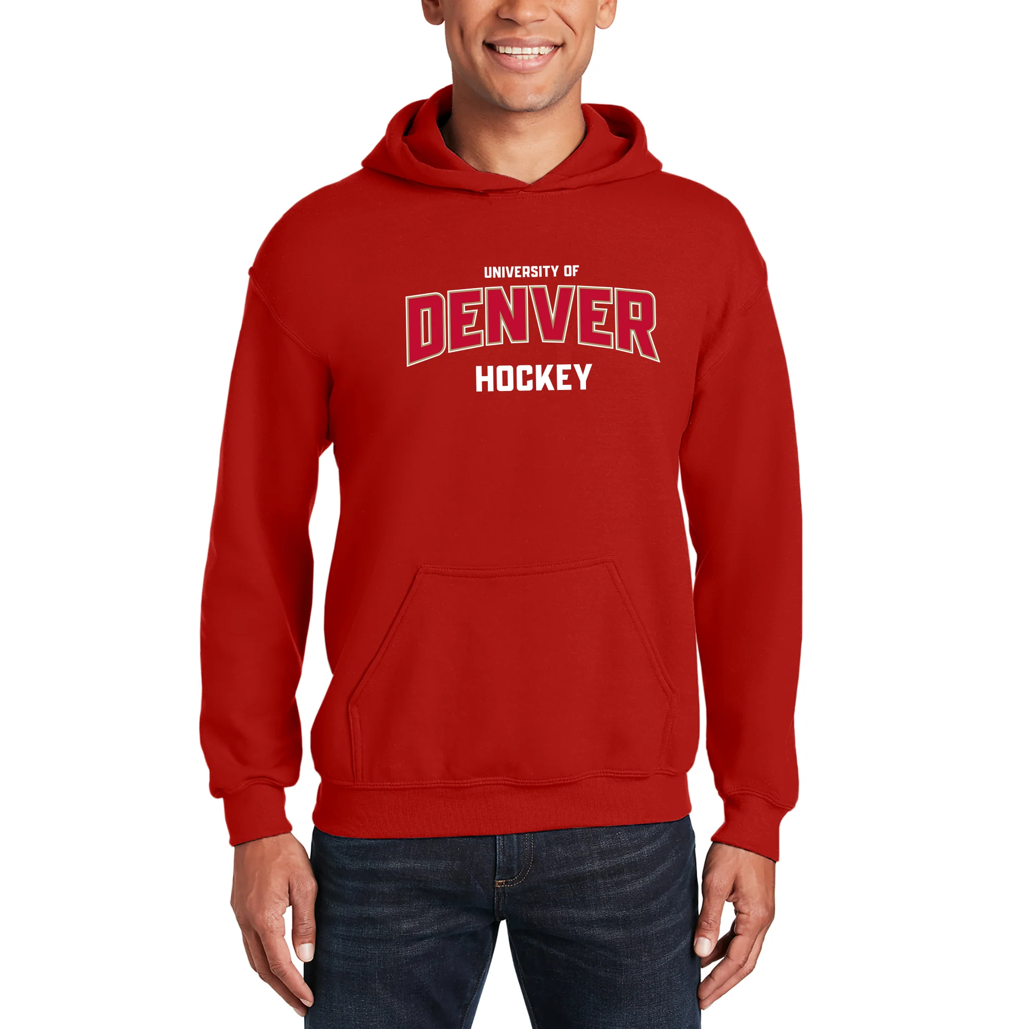 Denver Arch Logo Hockey Hoodie - Image 7