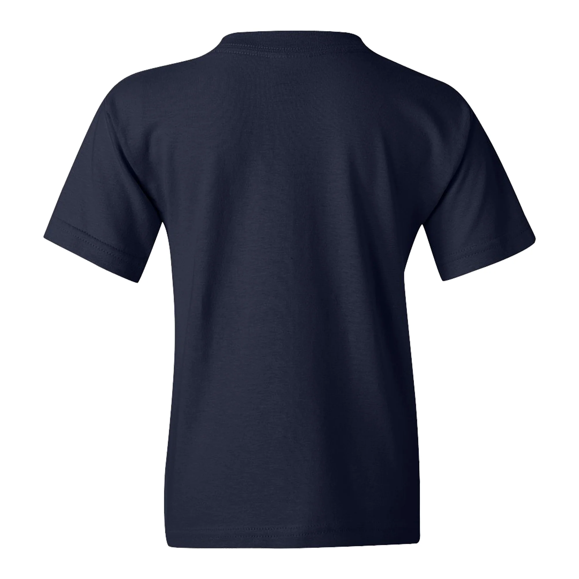 Old Dominion University Monarchs Distressed Circle Logo Heavy Cotton Youth T Shirt - Navy - Image 3