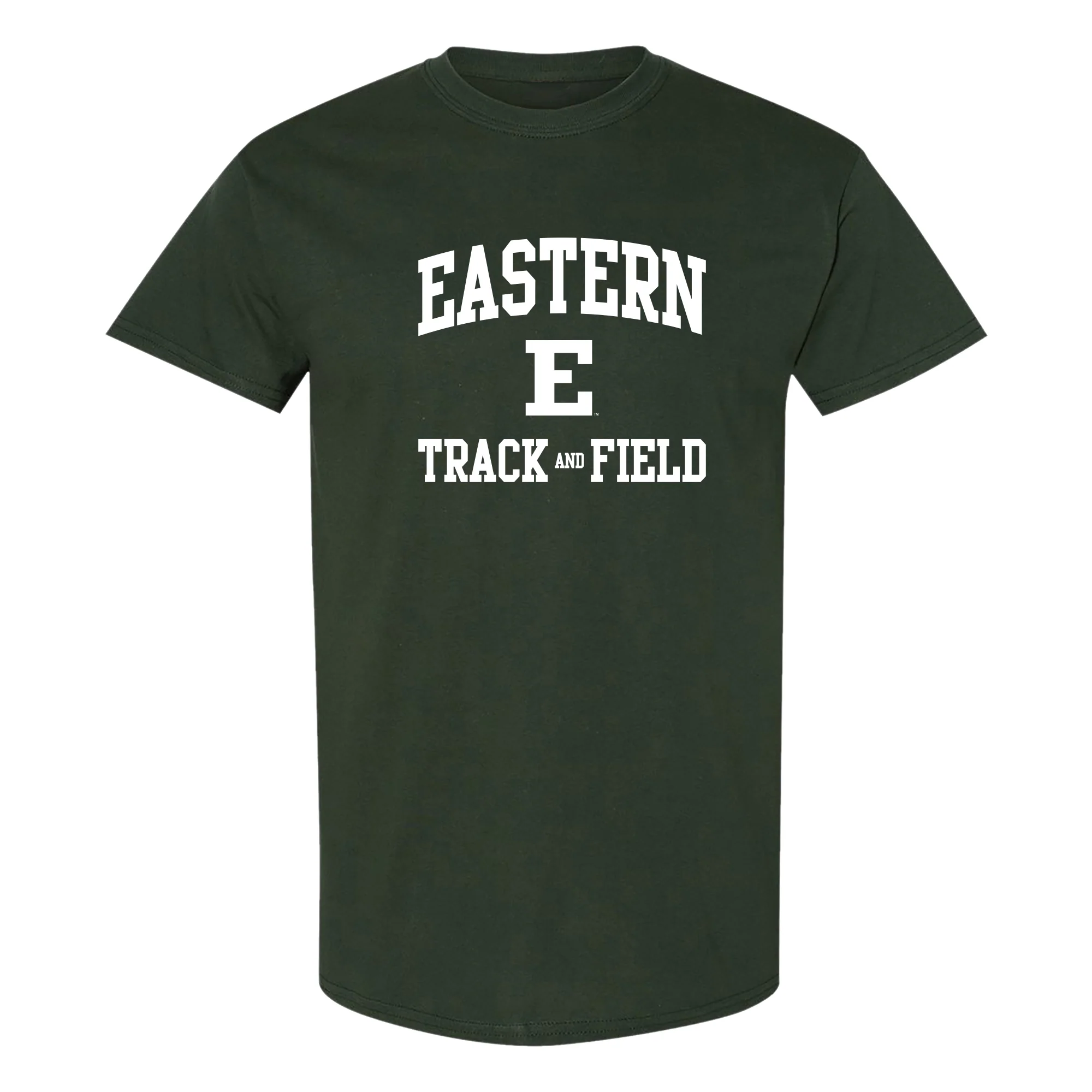 Eastern Michigan Arch Logo Track & Field T-Shirt - Forest