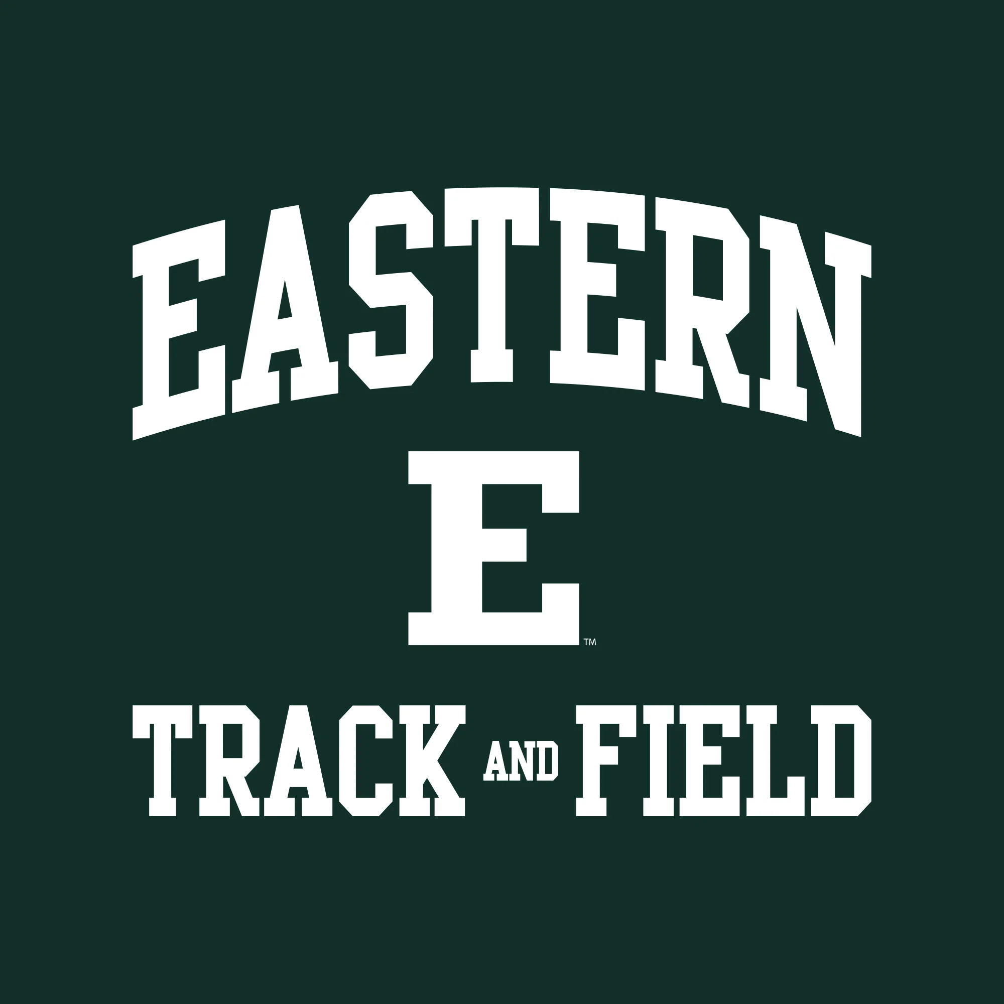 Eastern Michigan Arch Logo Track & Field T-Shirt - Forest - Image 2