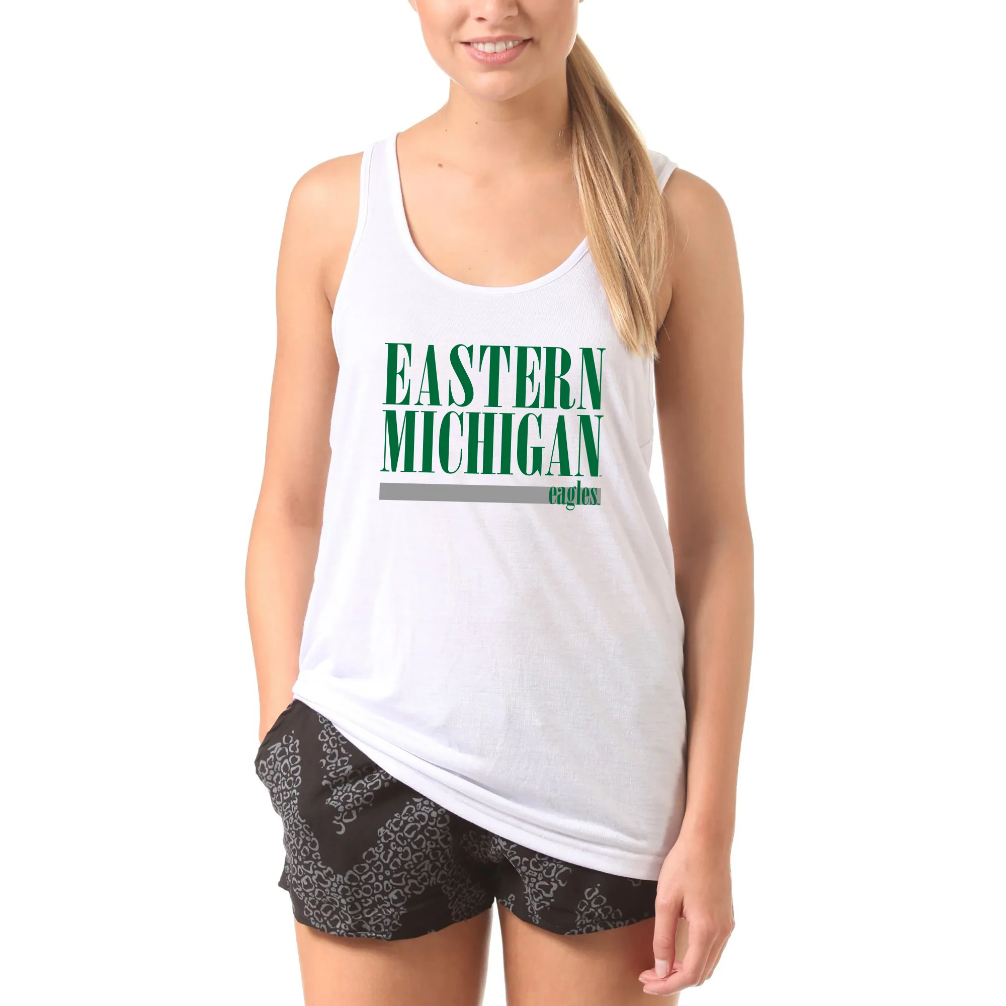 Eastern Michigan Boldline Tank Top - White - Image 4
