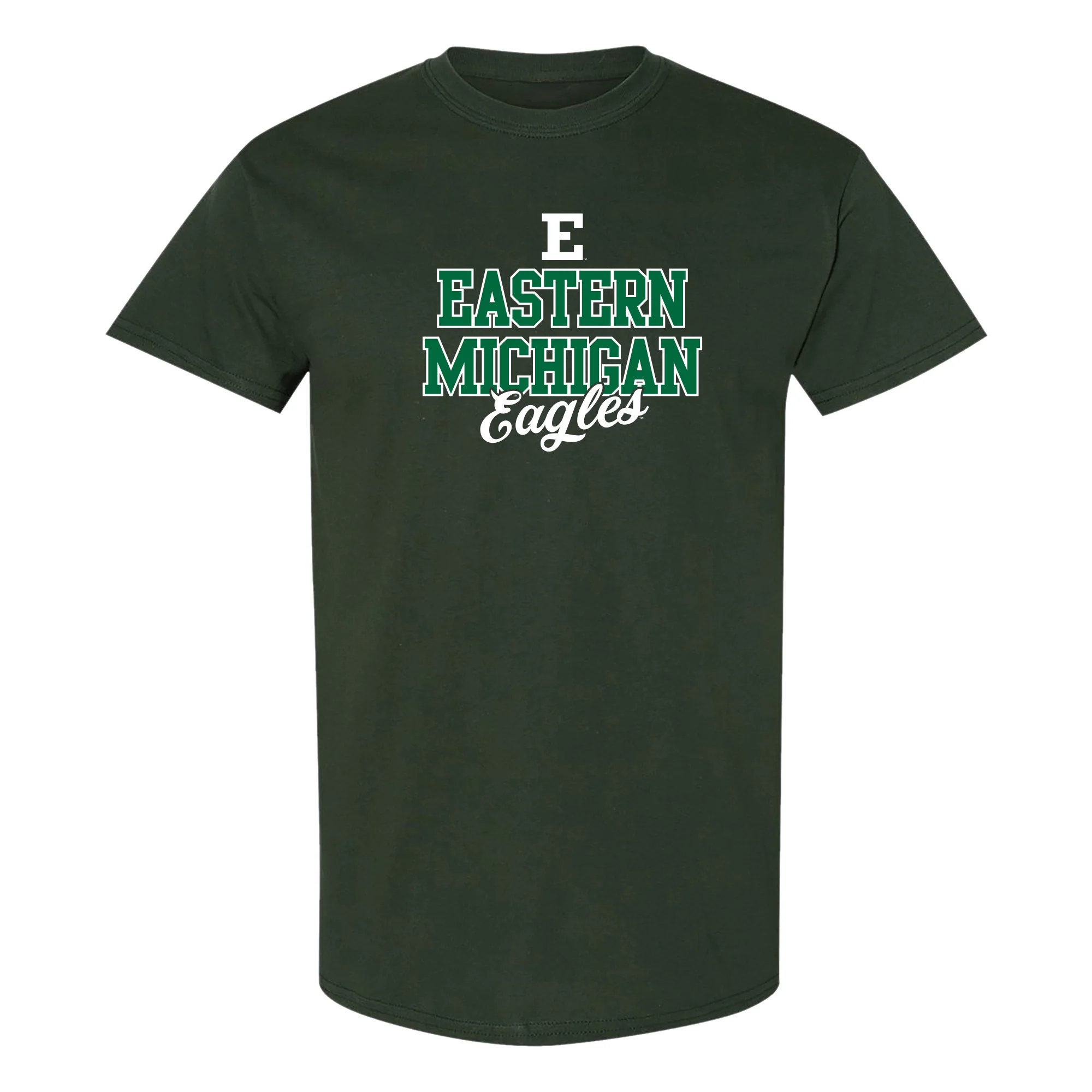 Eastern Michigan Fresh Script T-Shirt - Image 2