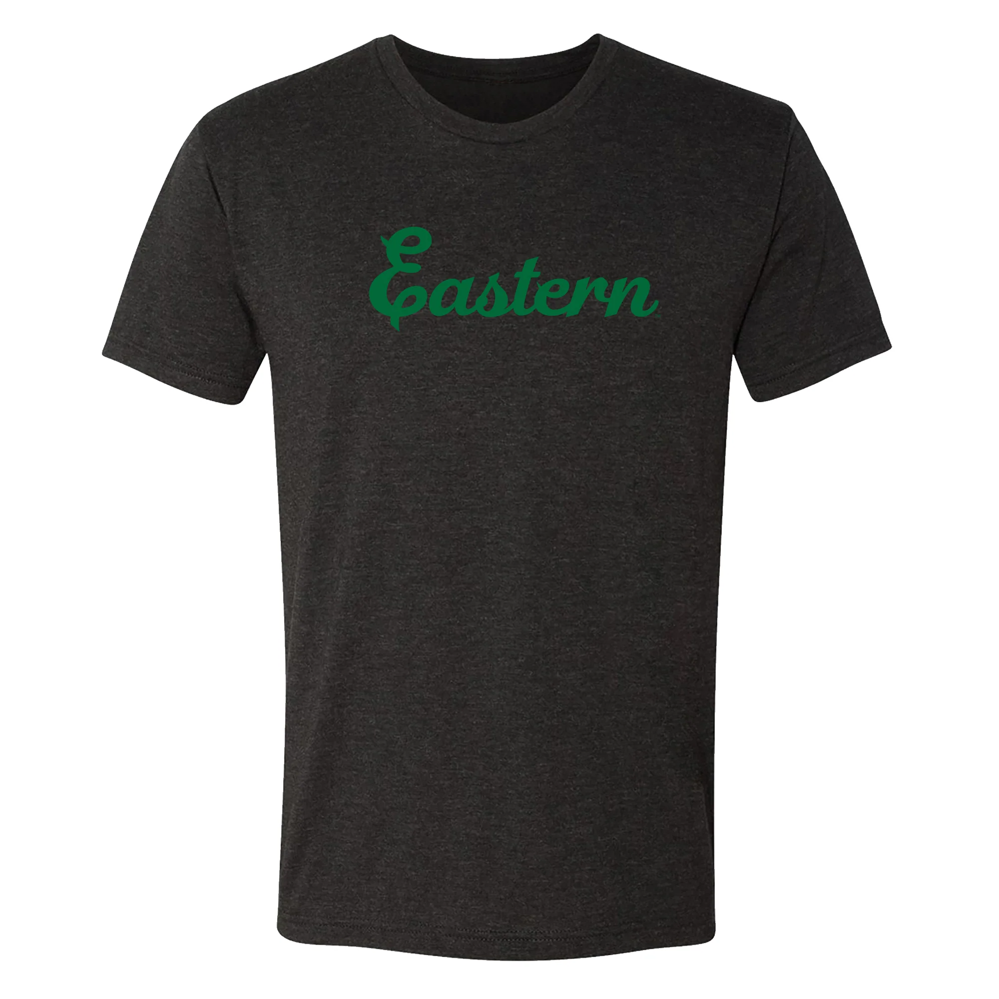 Eastern Michigan Script Logo NLA Triblend T-Shirt - Image 2