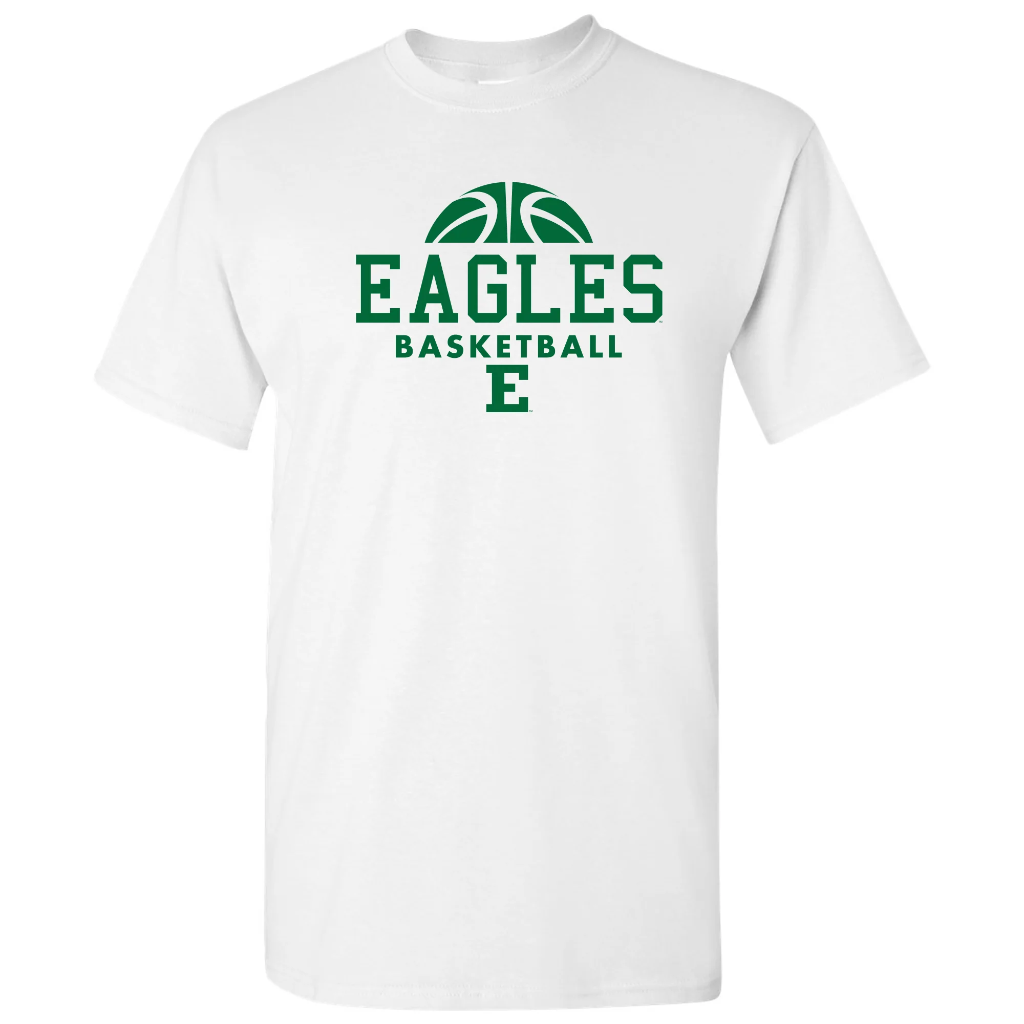 Eastern Michigan University Eagles Basketball Hype Short Sleeve T Shirt - White