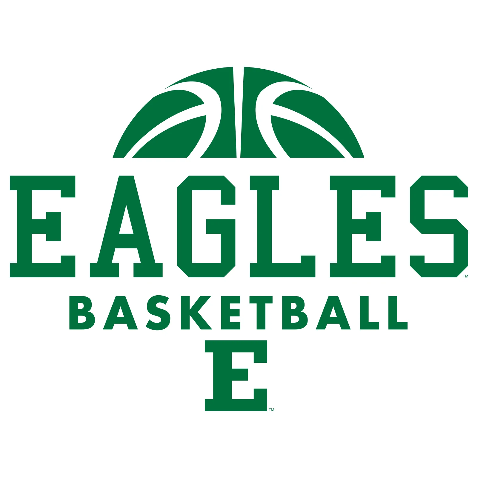 Eastern Michigan University Eagles Basketball Hype Short Sleeve T Shirt - White - Image 2