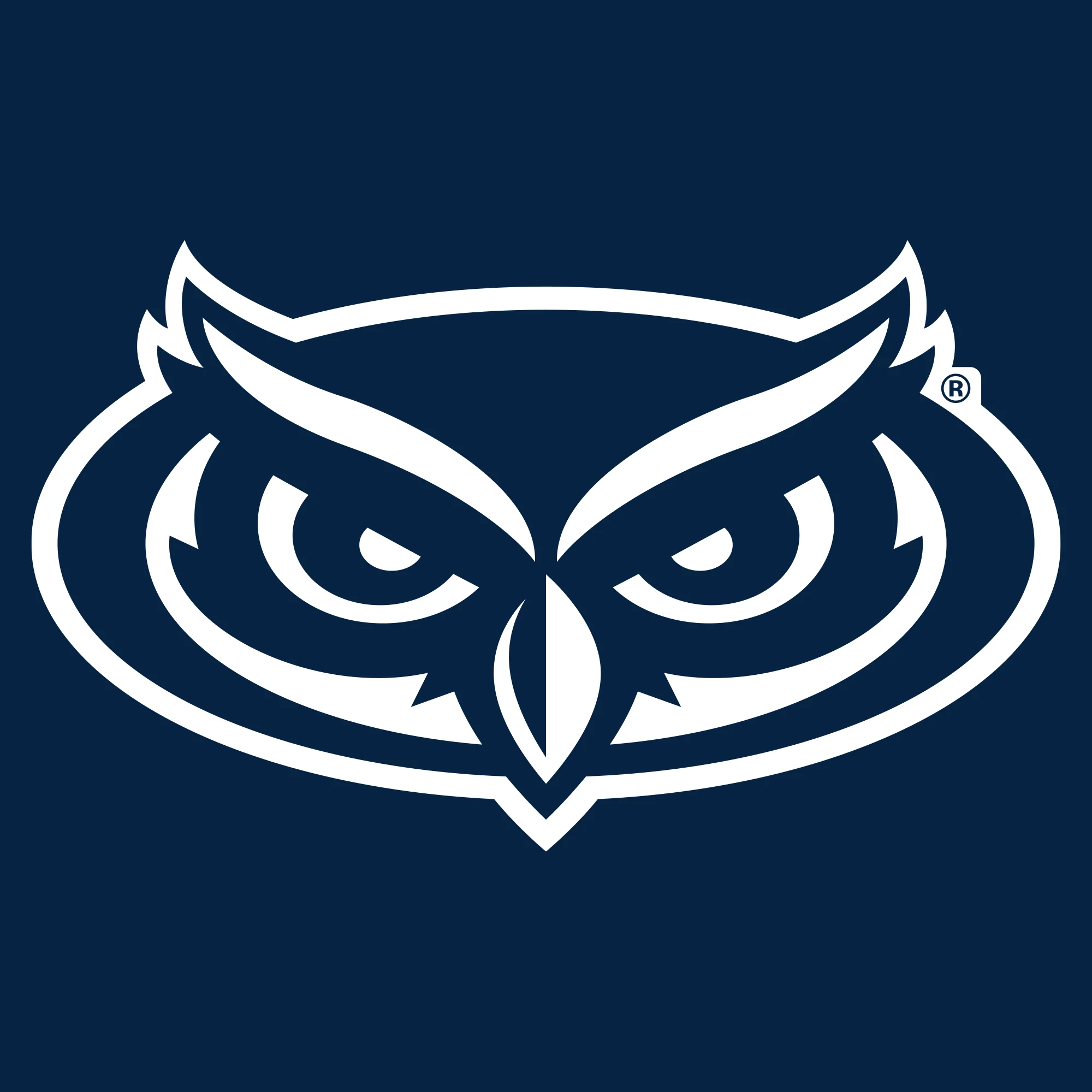Florida Atlantic University Owls Primary Logo Long Sleeve T-Shirt - Navy - Image 2