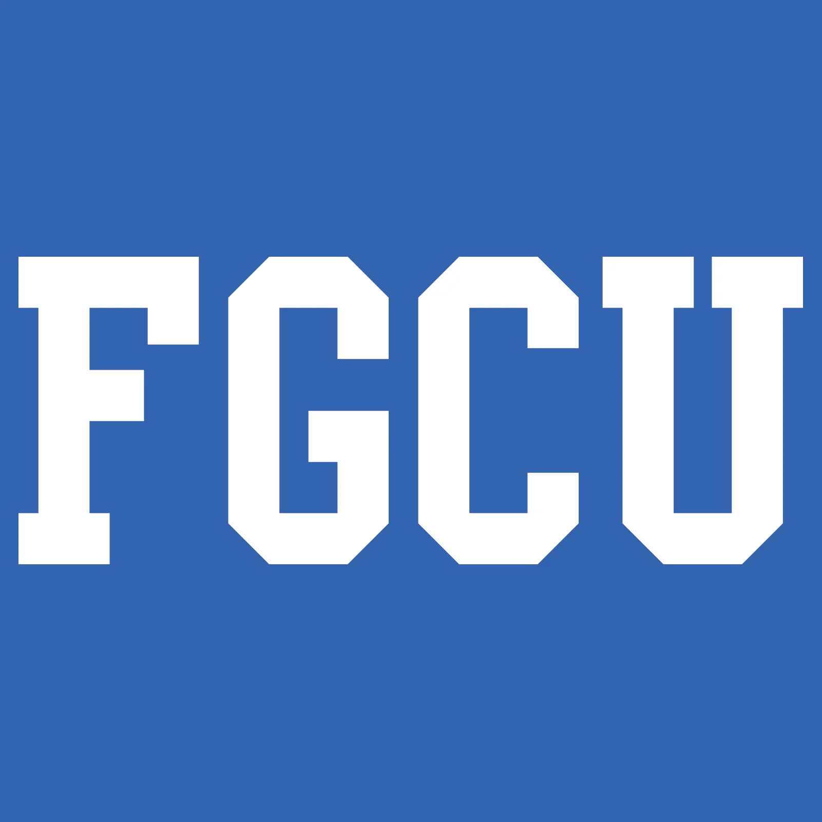 Florida Gulf Coast University Eagles Basic Block Youth Short Sleeve T Shirt - Royal Blue - Image 2
