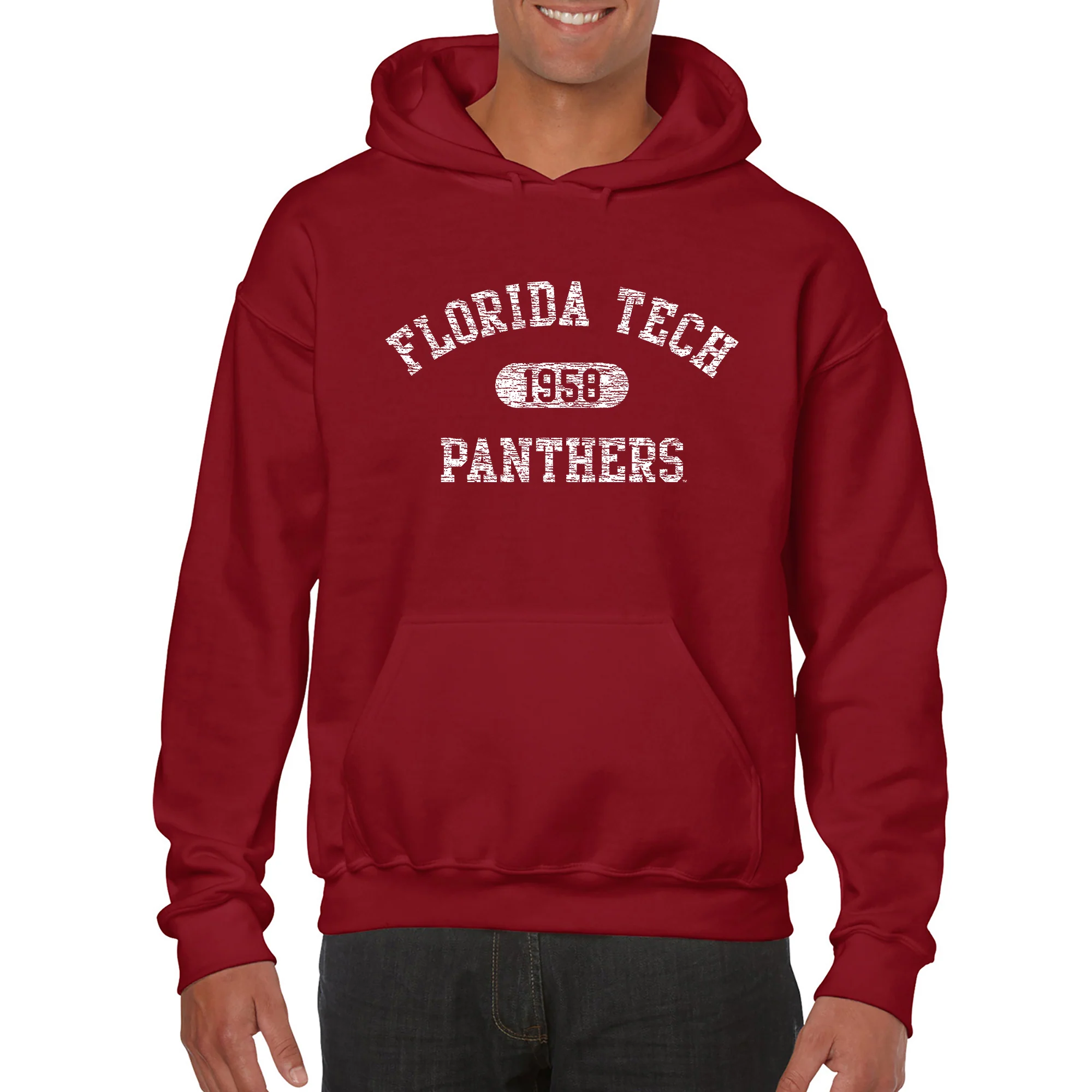 Florida Tech Athletic Arch Hoodie - Cardinal - Image 3