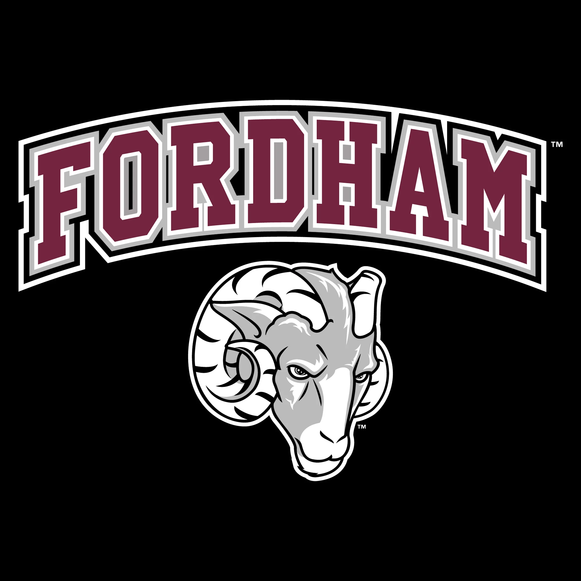 Fordham University Rams Arch Logo Youth T-Shirt - Image 3