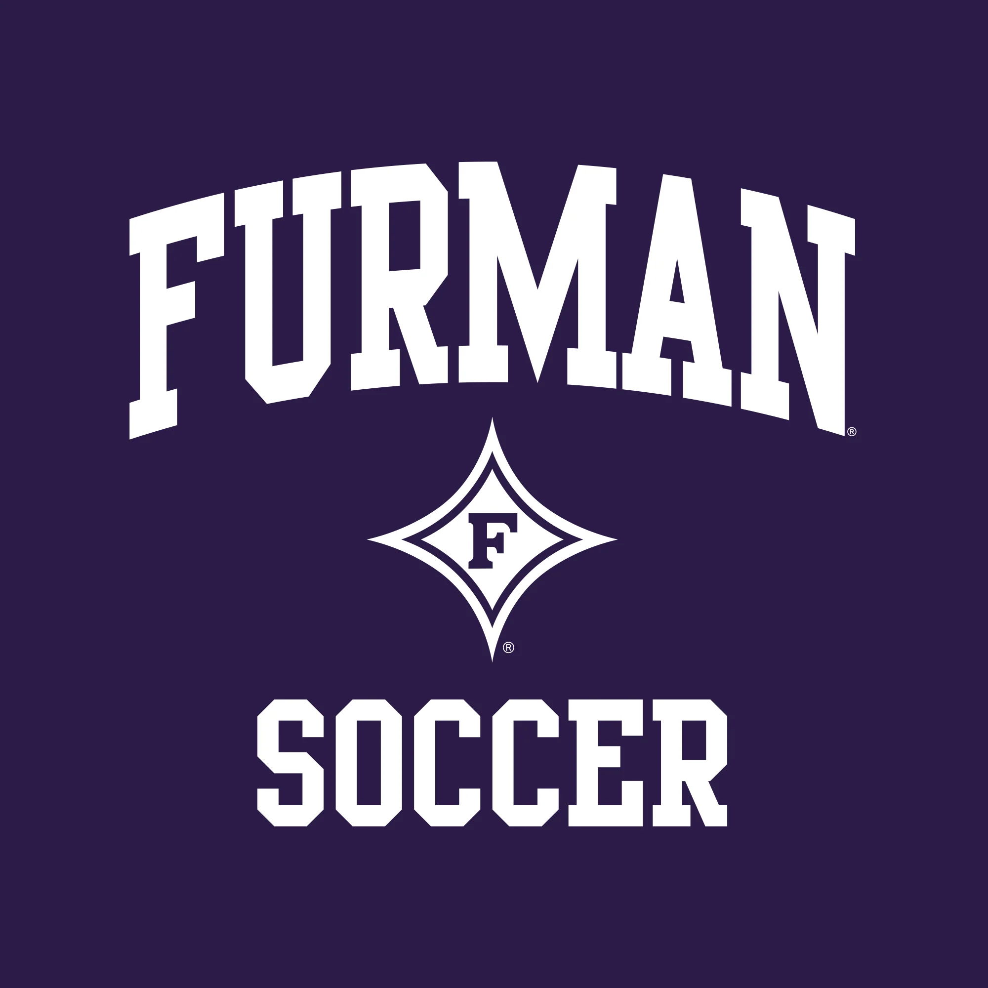 Furman Arch Logo Soccer T-Shirt - Purple - Image 2