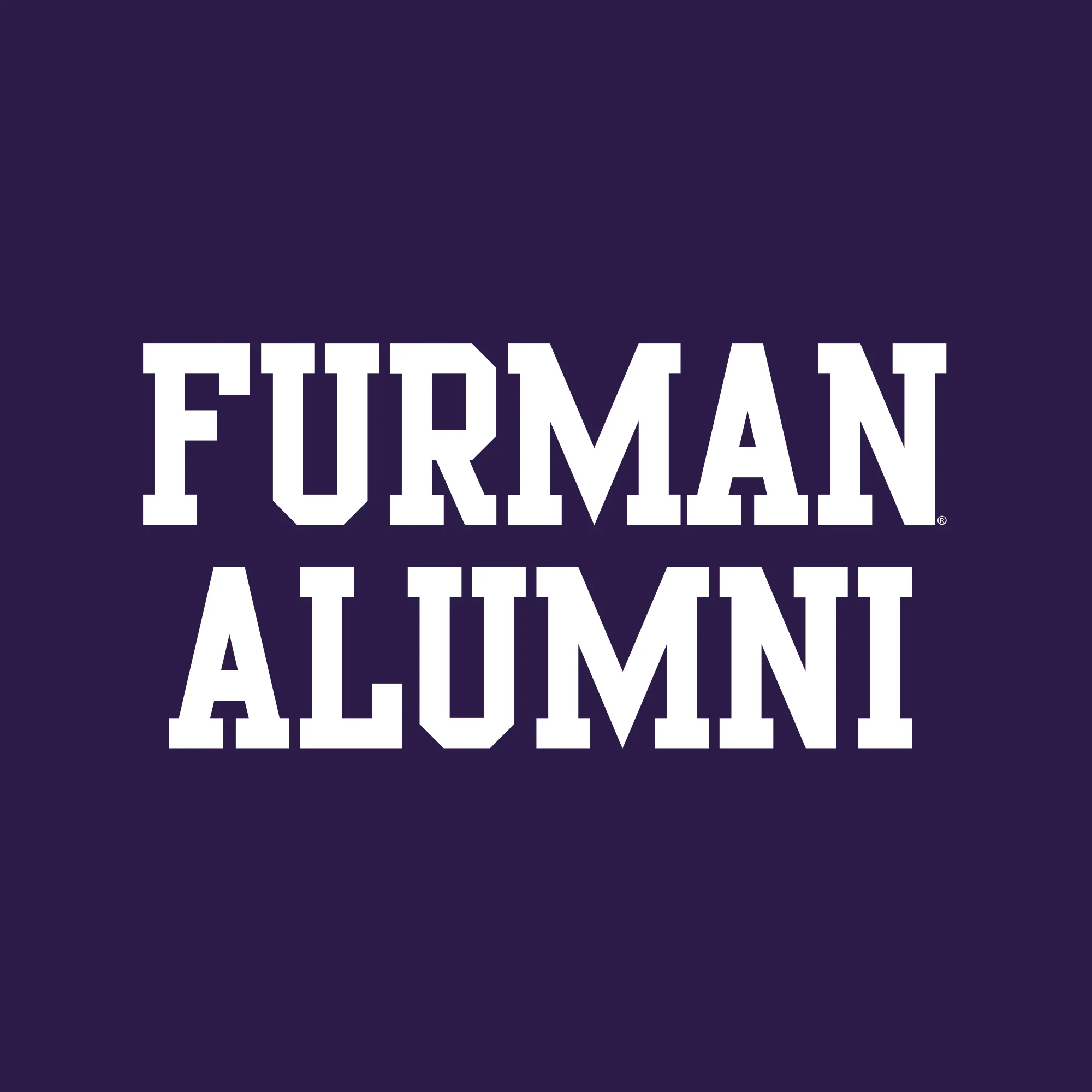 Furman Basic Block Alumni T-Shirt - Purple - Image 2