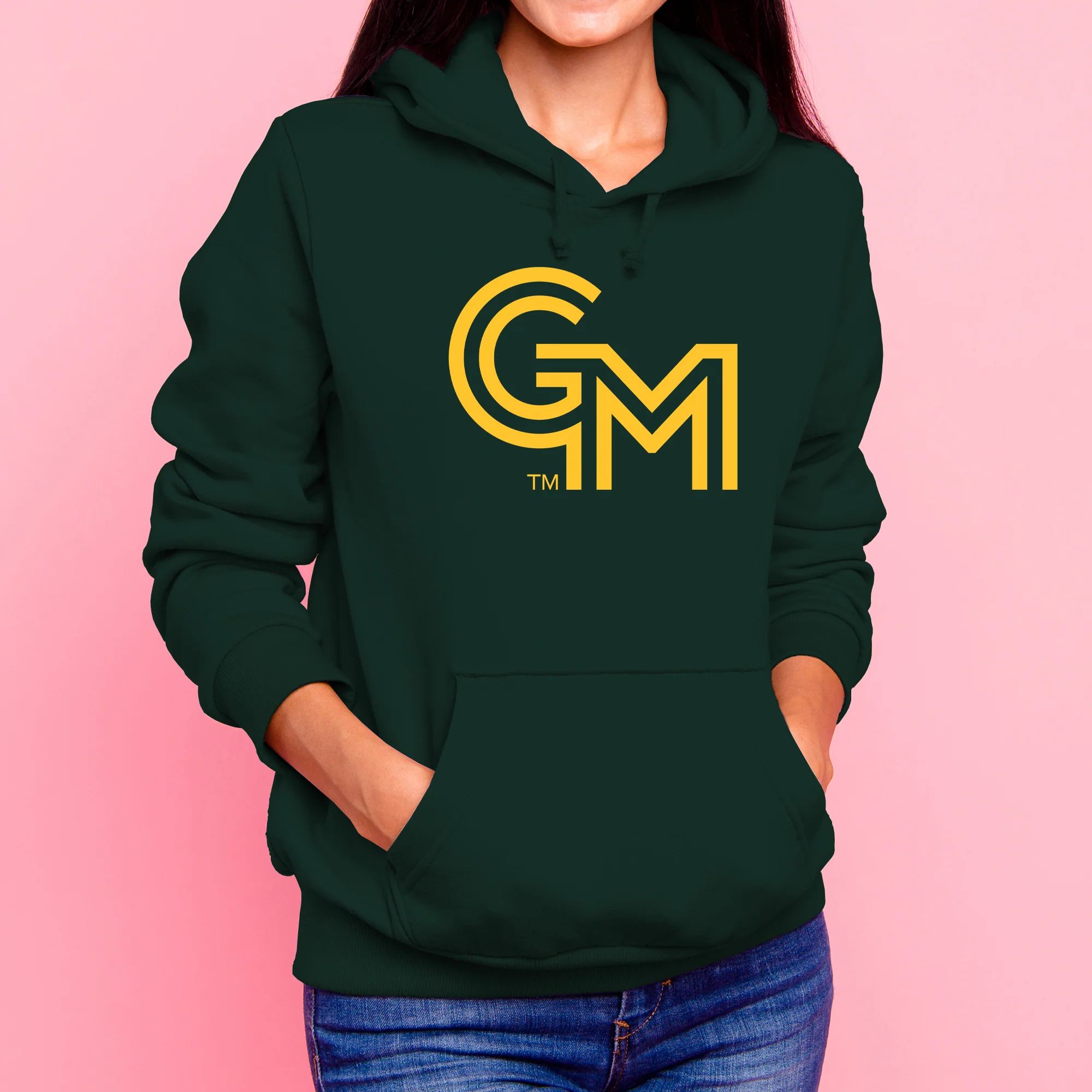 George Mason University Patriots Primary Logo Hoodie - Forest - Image 4
