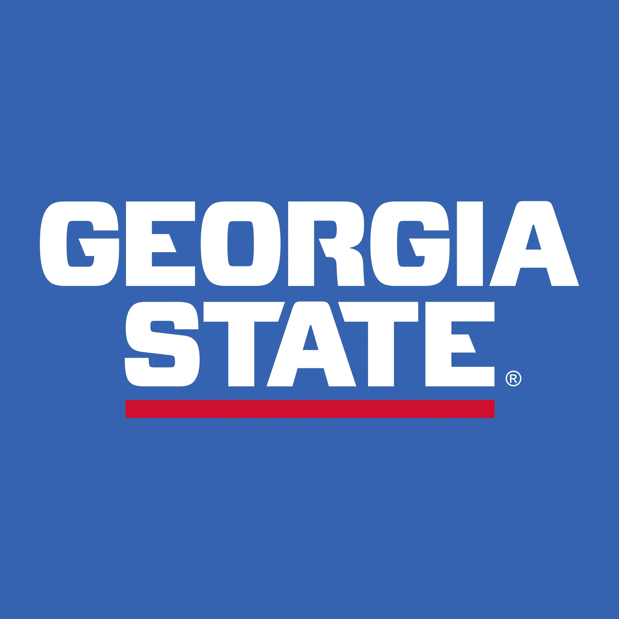 Georgia State University Panthers Basic Block Womens Short Sleeve T Shirt - Royal - Image 2