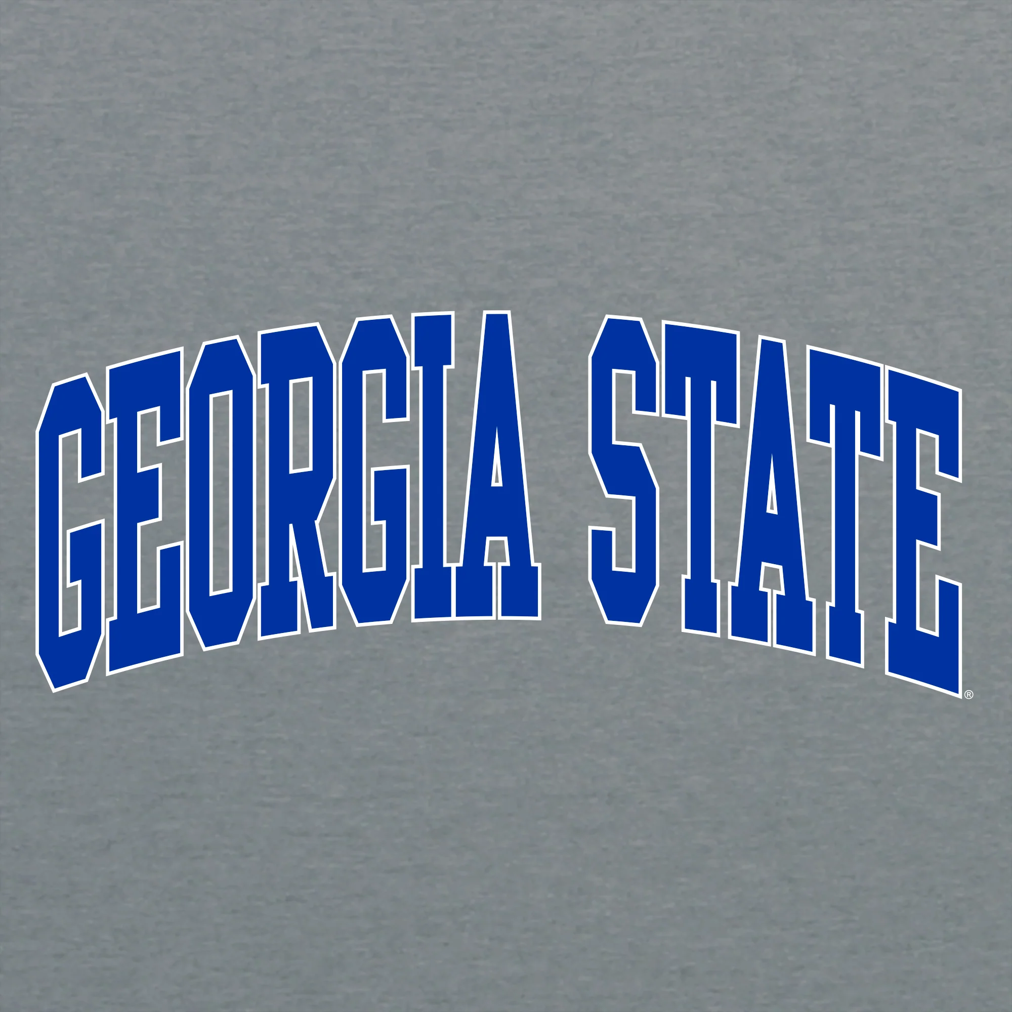 Georgia State Panthers Mega Arch T-Shirt - Graphite Heather - Image 2