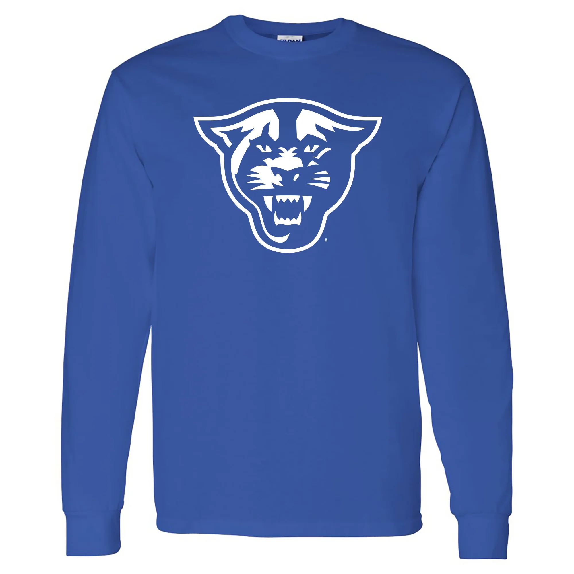 Georgia State University Panthers Primary Logo Long Sleeve T-Shirt - Royal