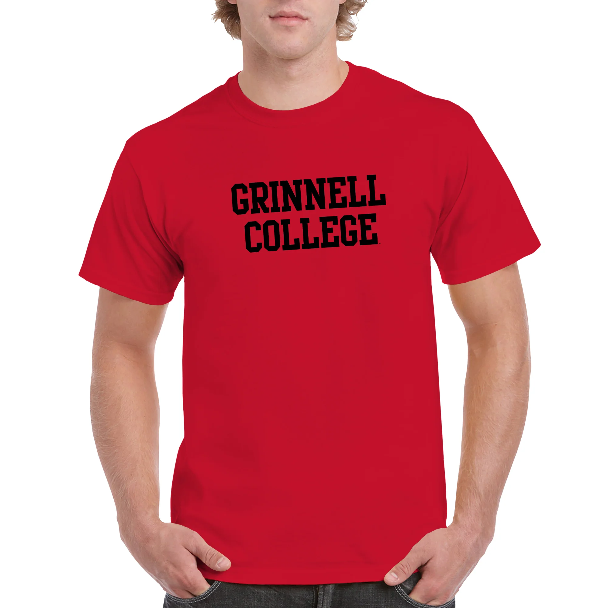 Grinnell College Basic Block T-Shirt - Image 7