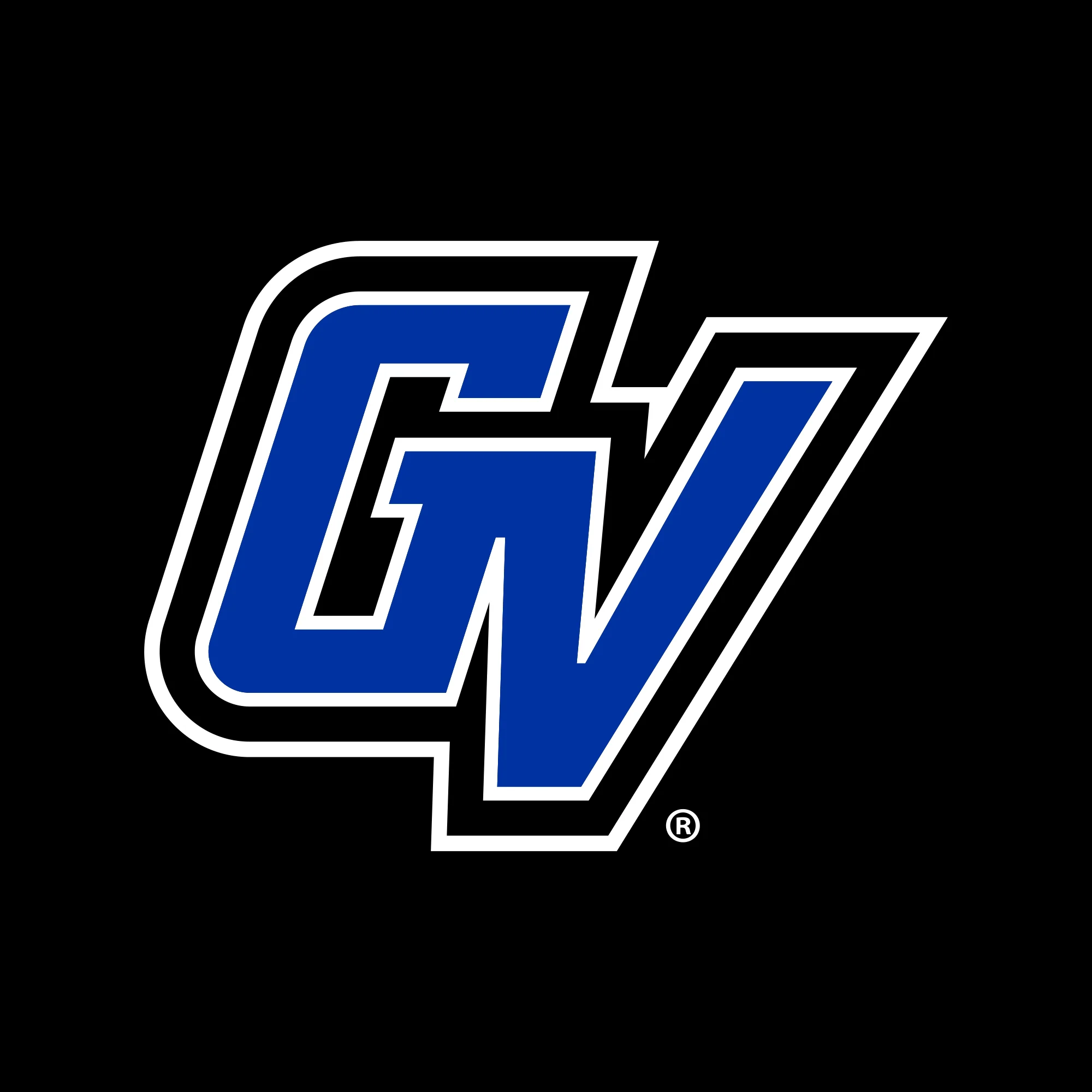 GVSU Primary Logo Youth T-Shirt - Black - Image 2