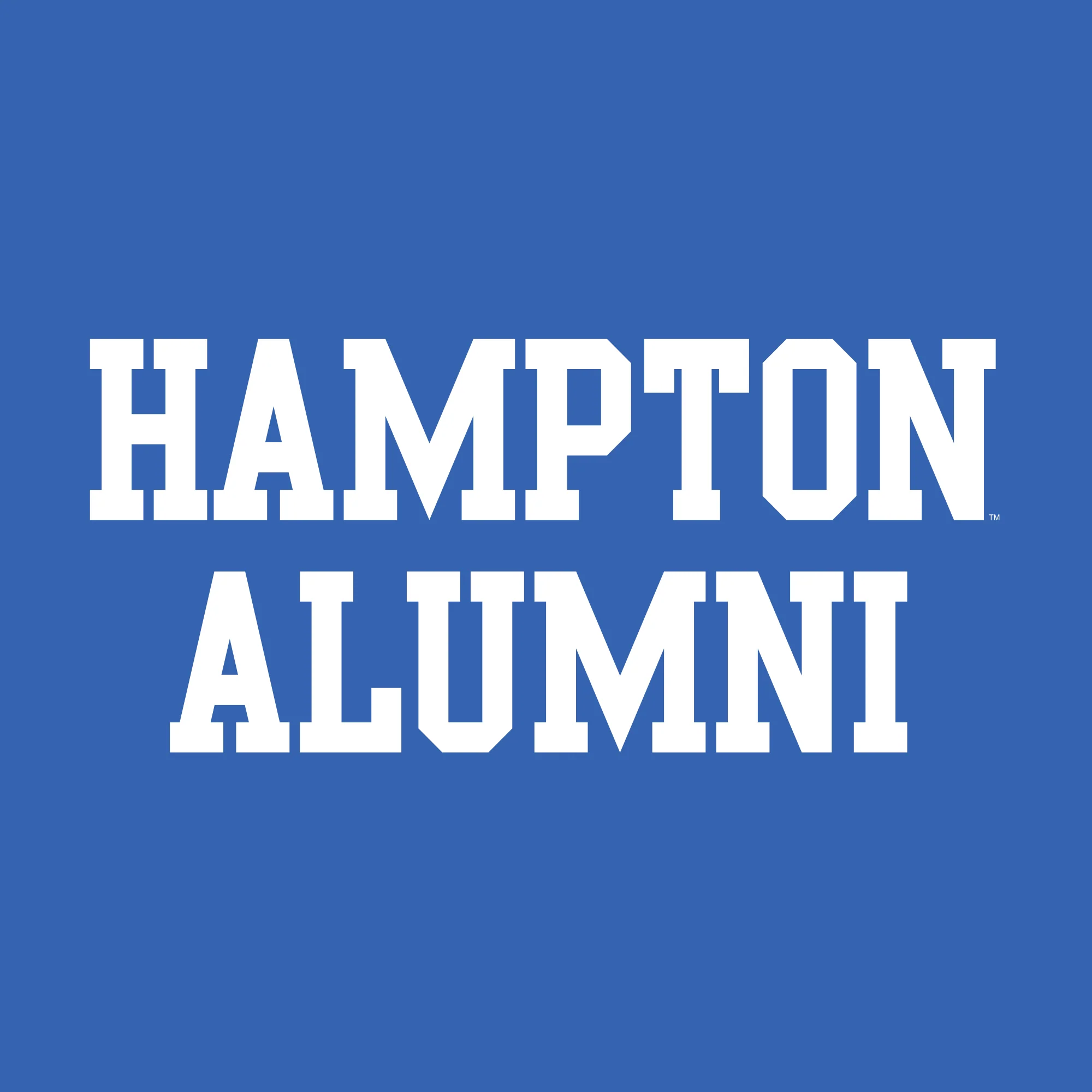 Hampton University Pirates Alumni Block Short Sleeve T Shirt - Royal - Image 2