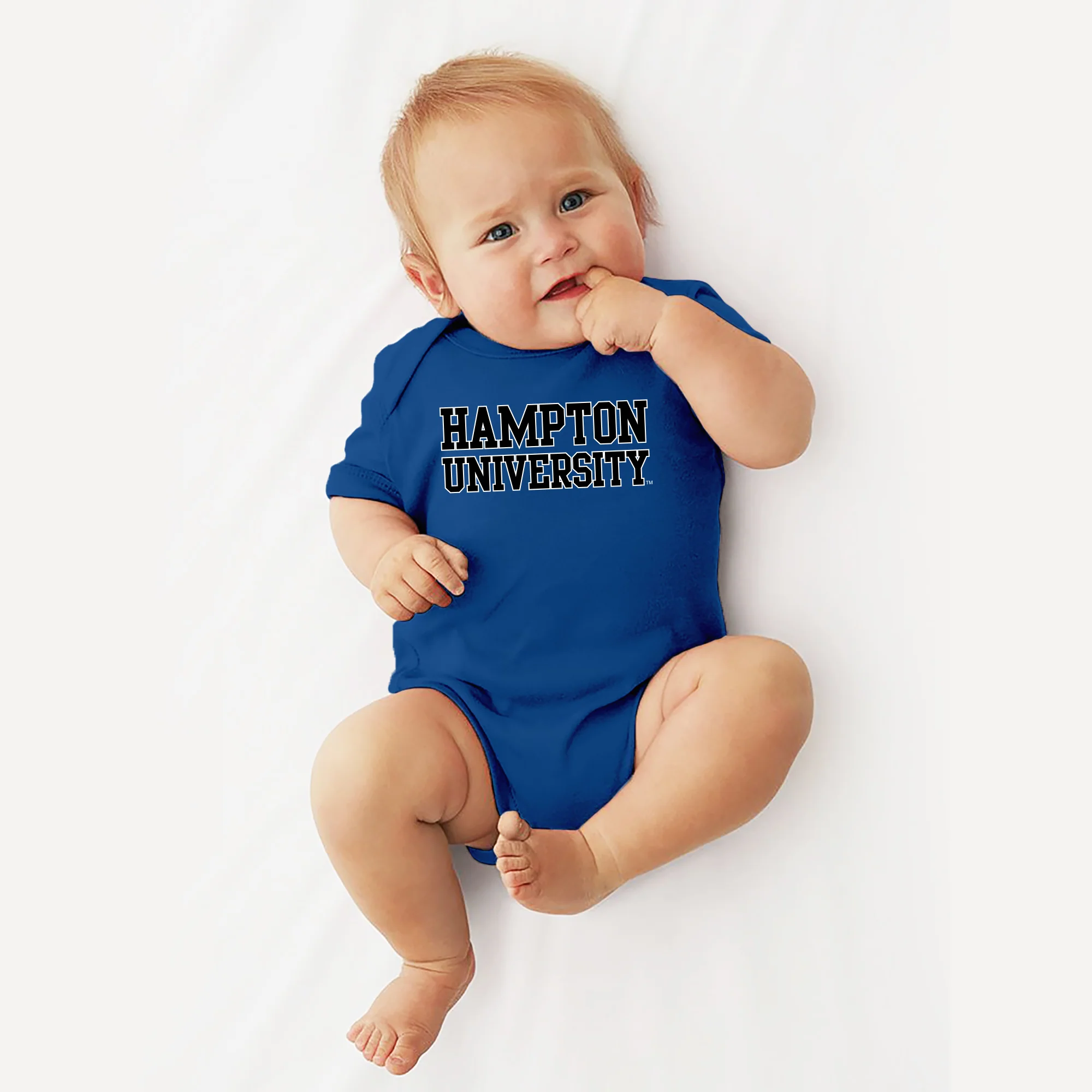 Hampton University Pirates Basic Block Creeper - Royal - Image 3