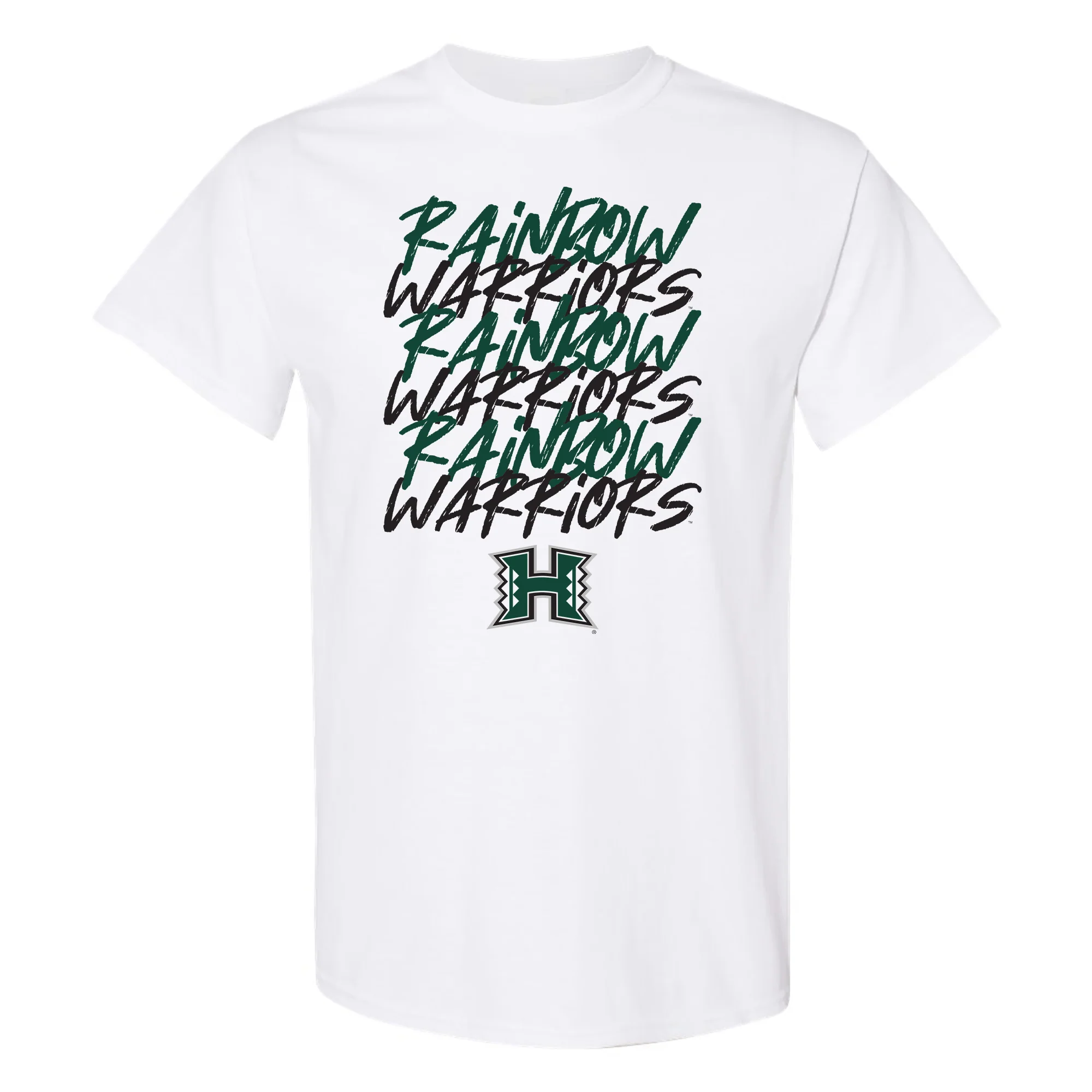 Hawaii Marker Repeat T-Shirt - White