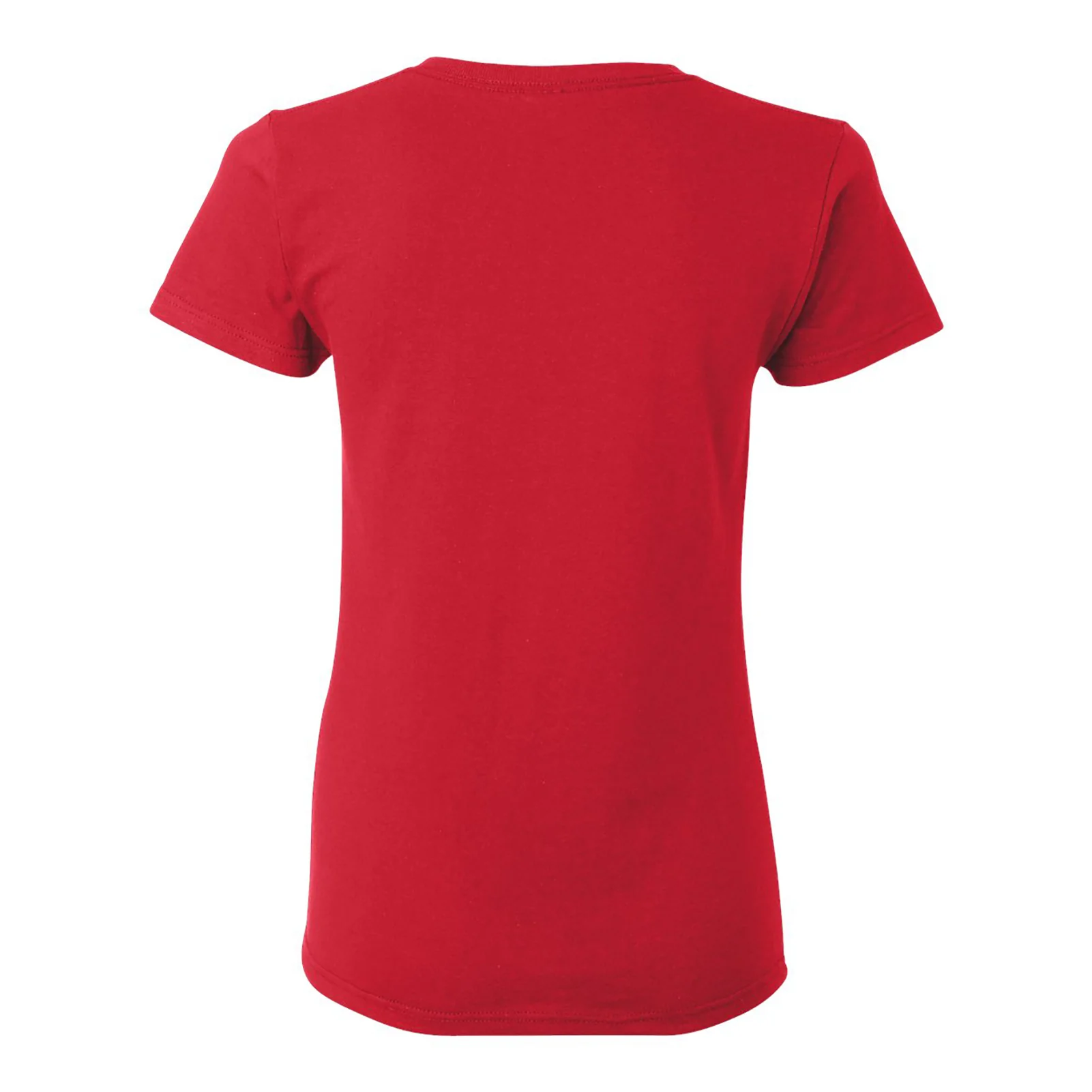 University of Houston Cougars Basic Block Women's Short Sleeve T Shirt - Red - Image 3