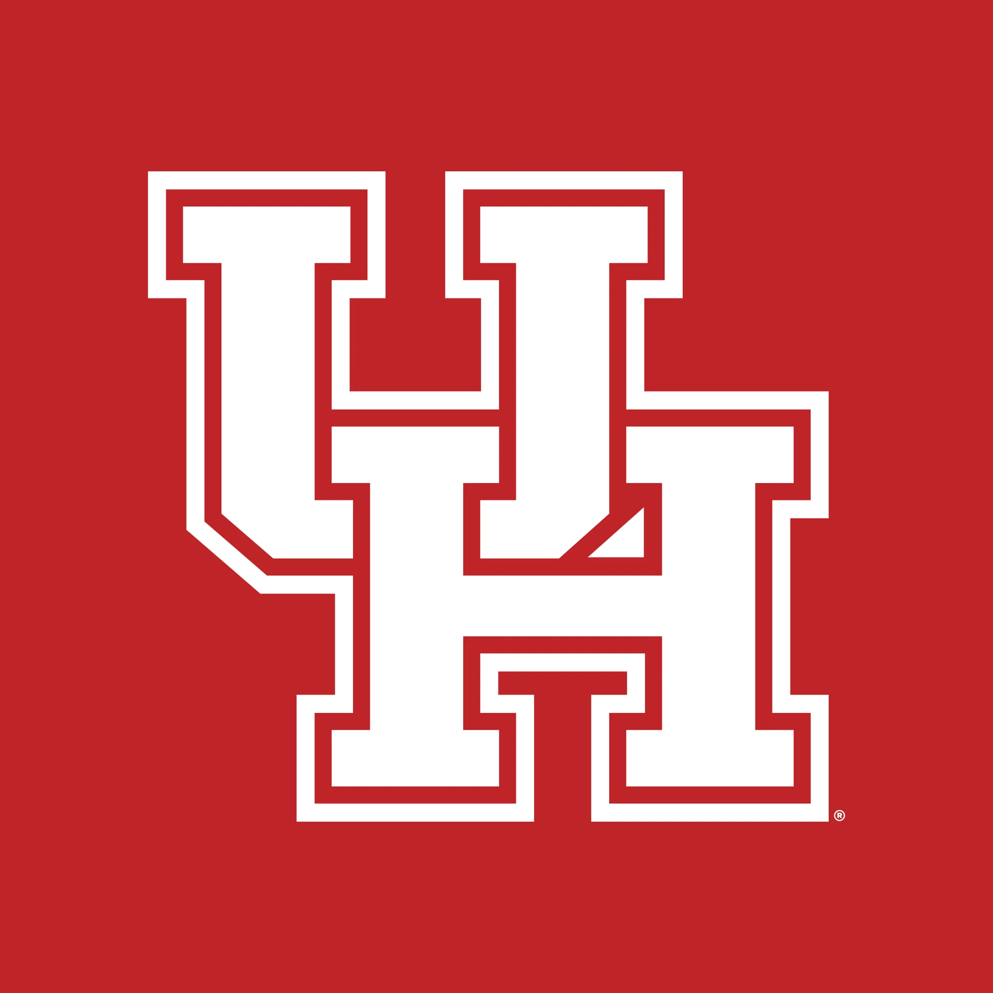 University of Houston Cougars Front Back Print Short Sleeve T Shirt - Red - Image 4