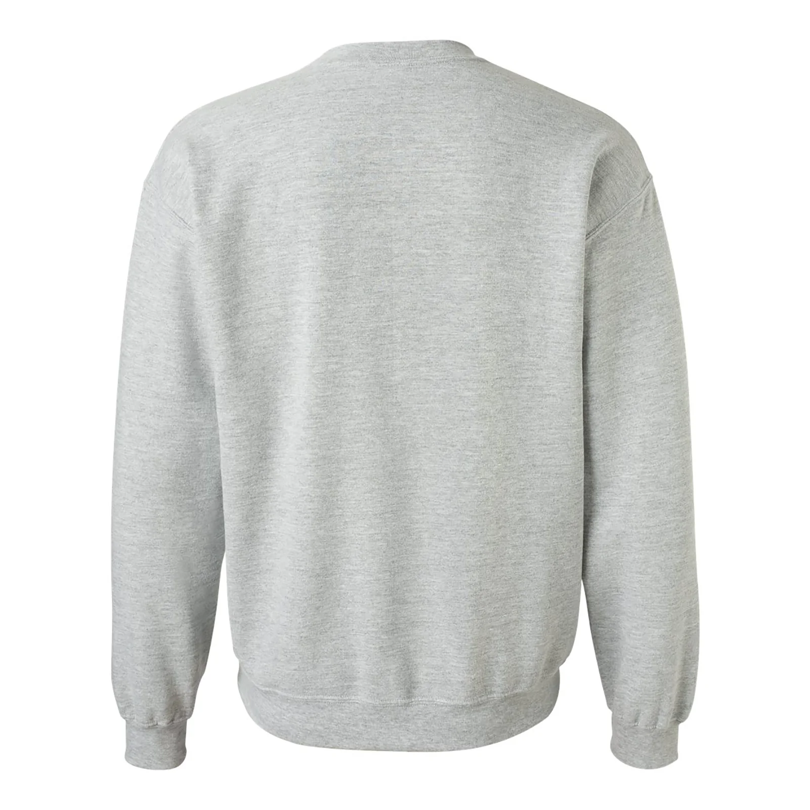 Old Dominion University Monarchs Identity Stamp Heavy Blend Crewneck Sweatshirt - Sport Grey - Image 3