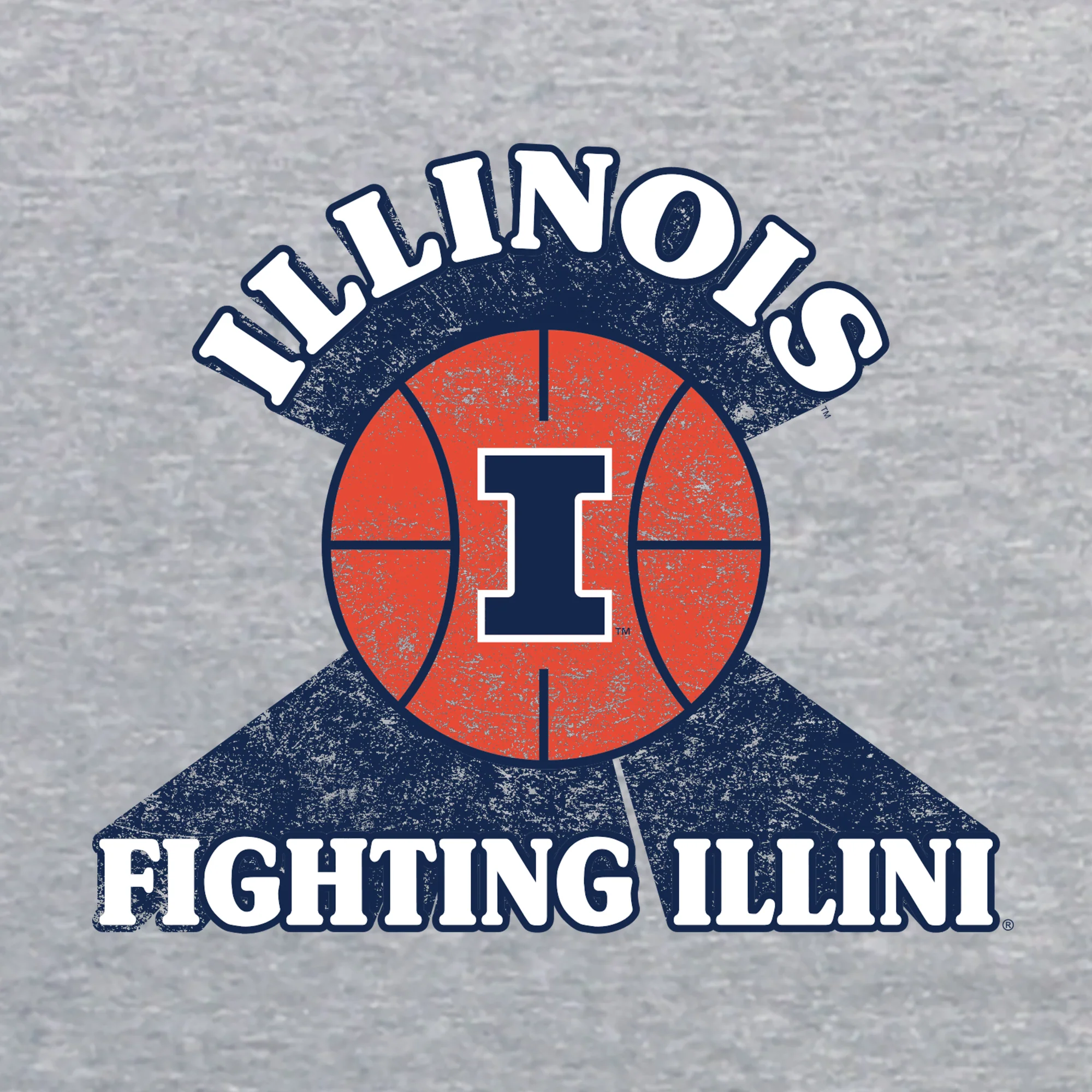 Illinois Basketball Shootout JA BTB Crewneck - Oxford - Image 2