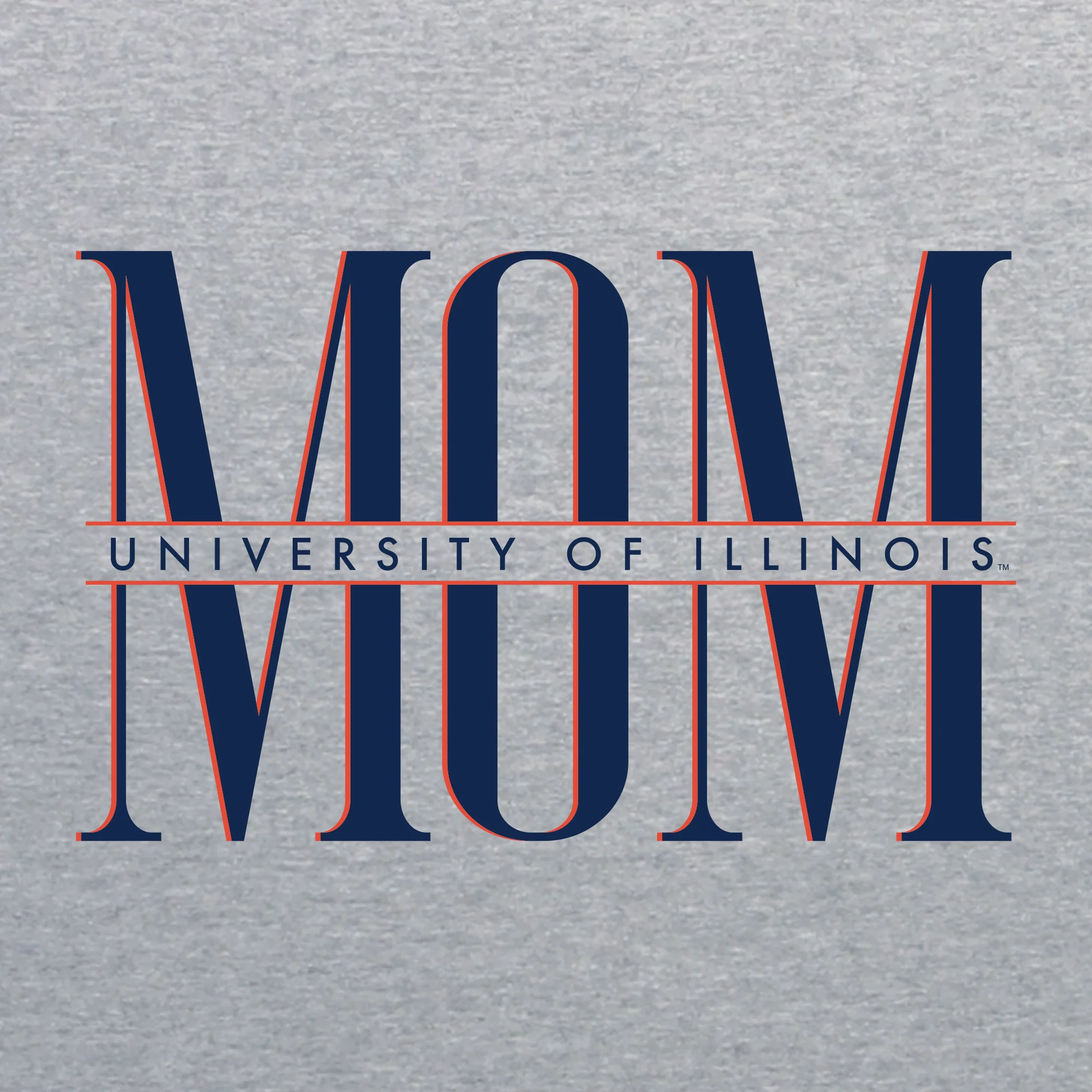 Illinois Classic Mom T-Shirt - Sport Grey - Image 2
