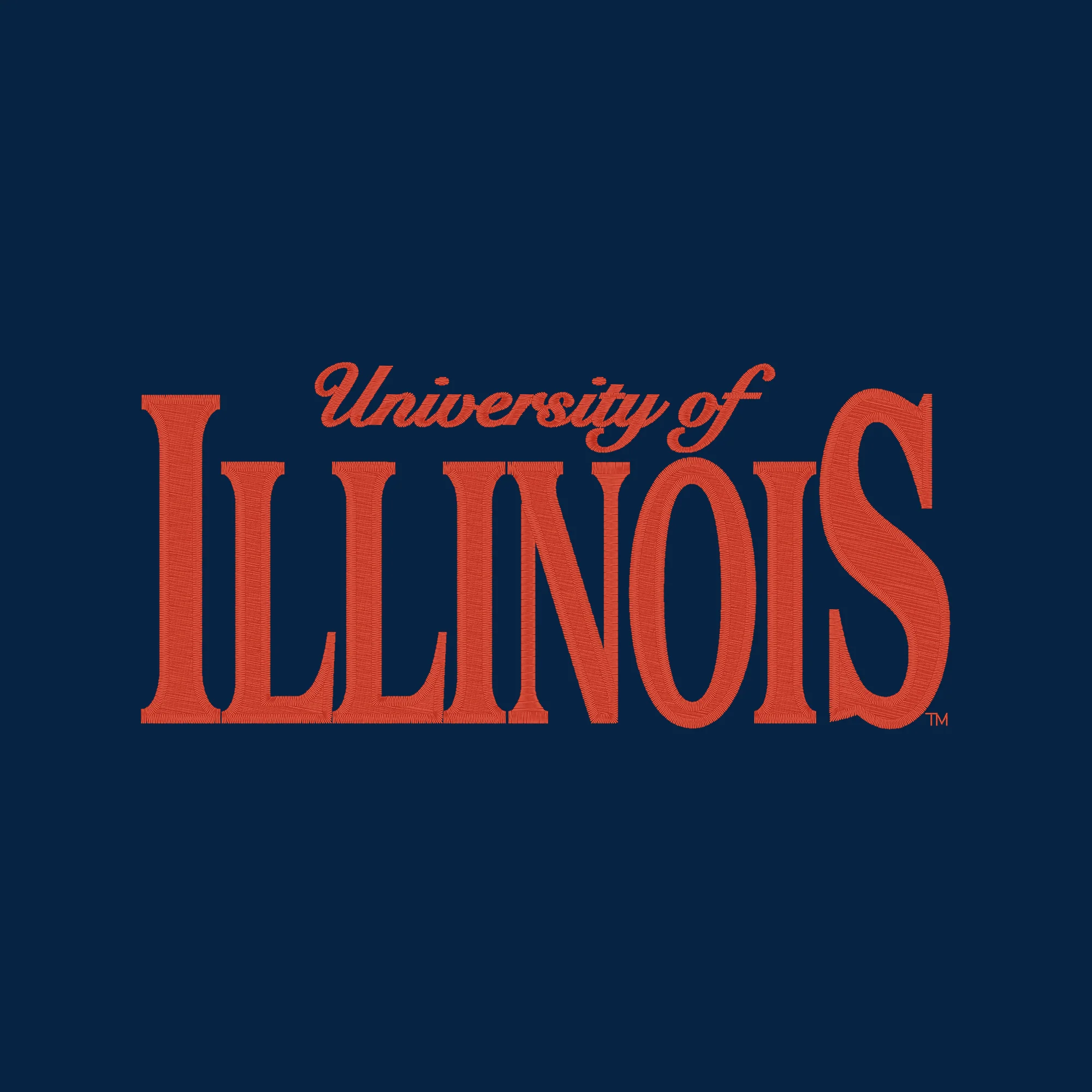 Illinois Classic Rally EMB JA BTB Fleece Hoodie - Navy - Image 2