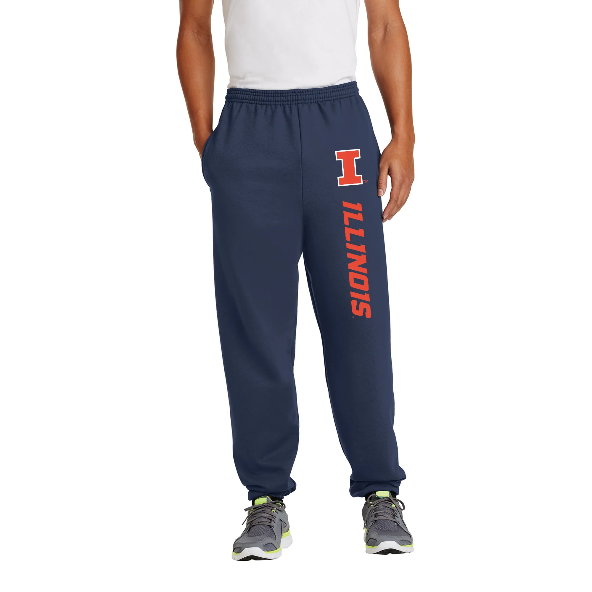 Illinois Logo Block JA BTB Sweatpants - Image 4