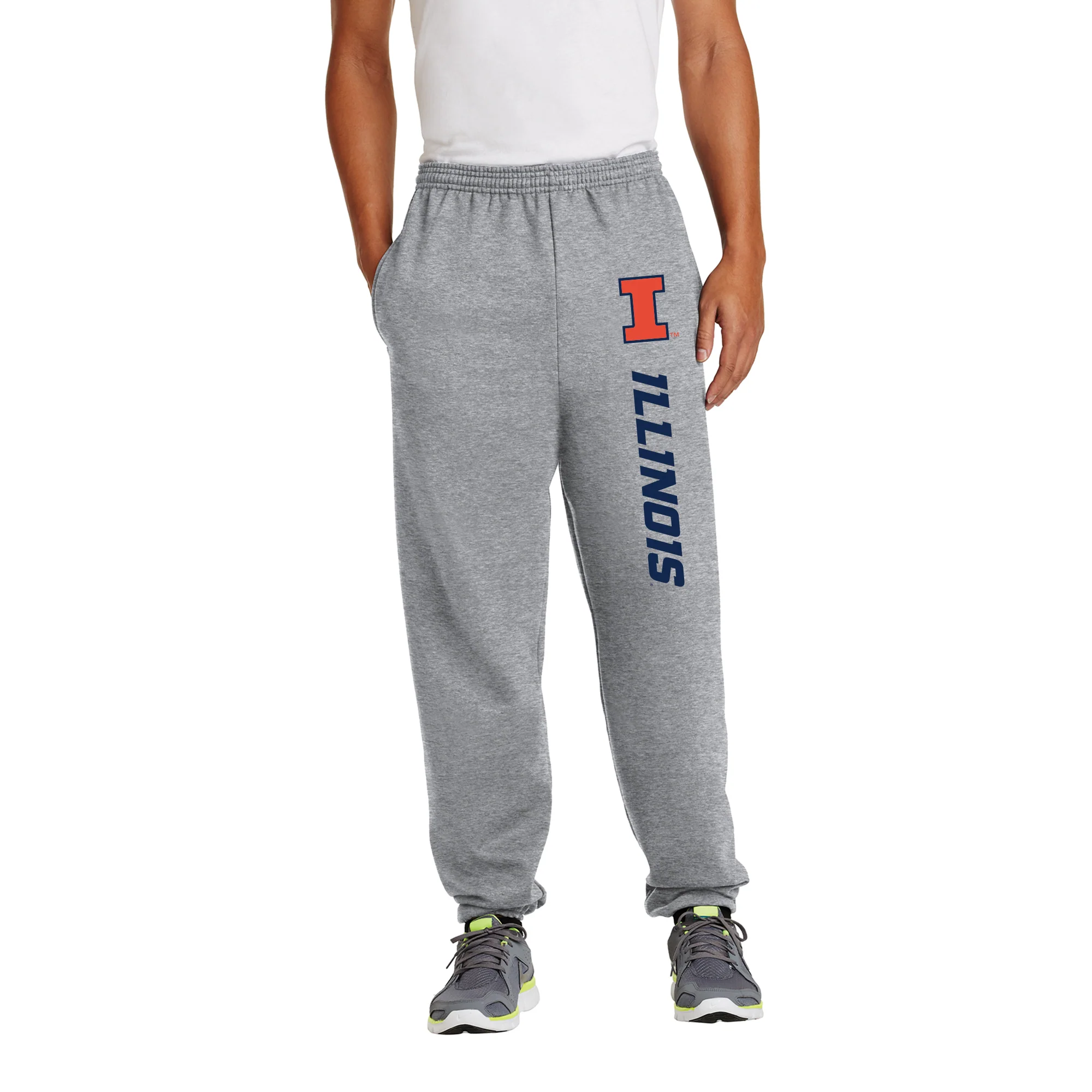 Illinois Logo Block JA BTB Sweatpants - Image 6