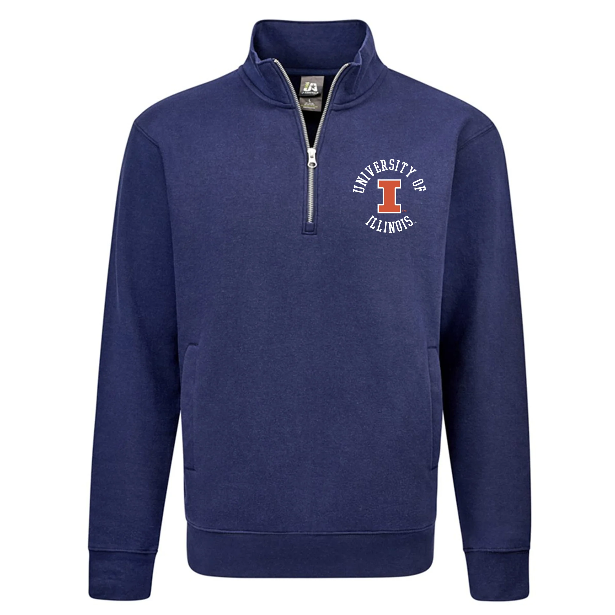 Illinois Old School Circle JA BTB 1/4 Zip