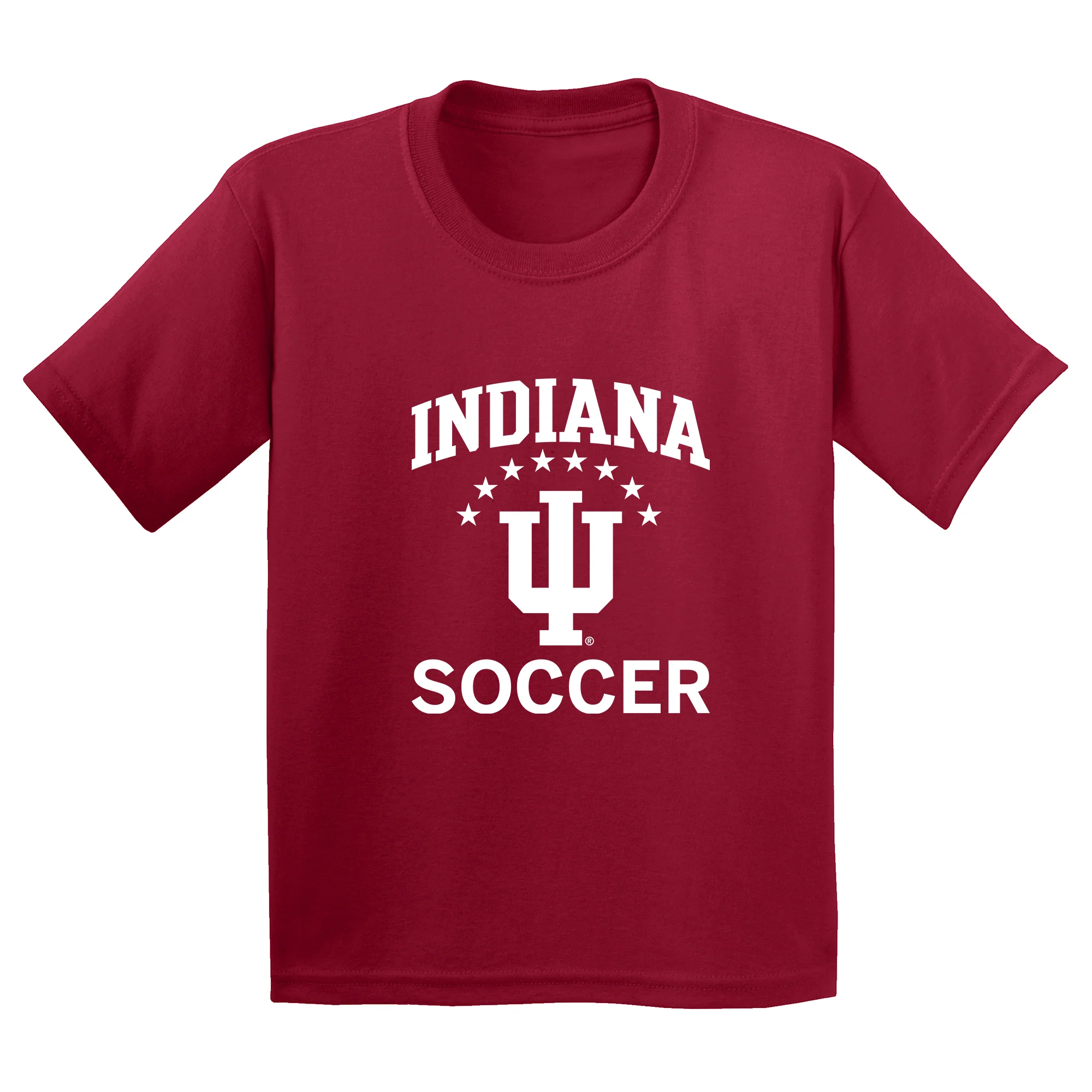 Indiana Arch Logo Soccer Youth T-Shirt - Cardinal