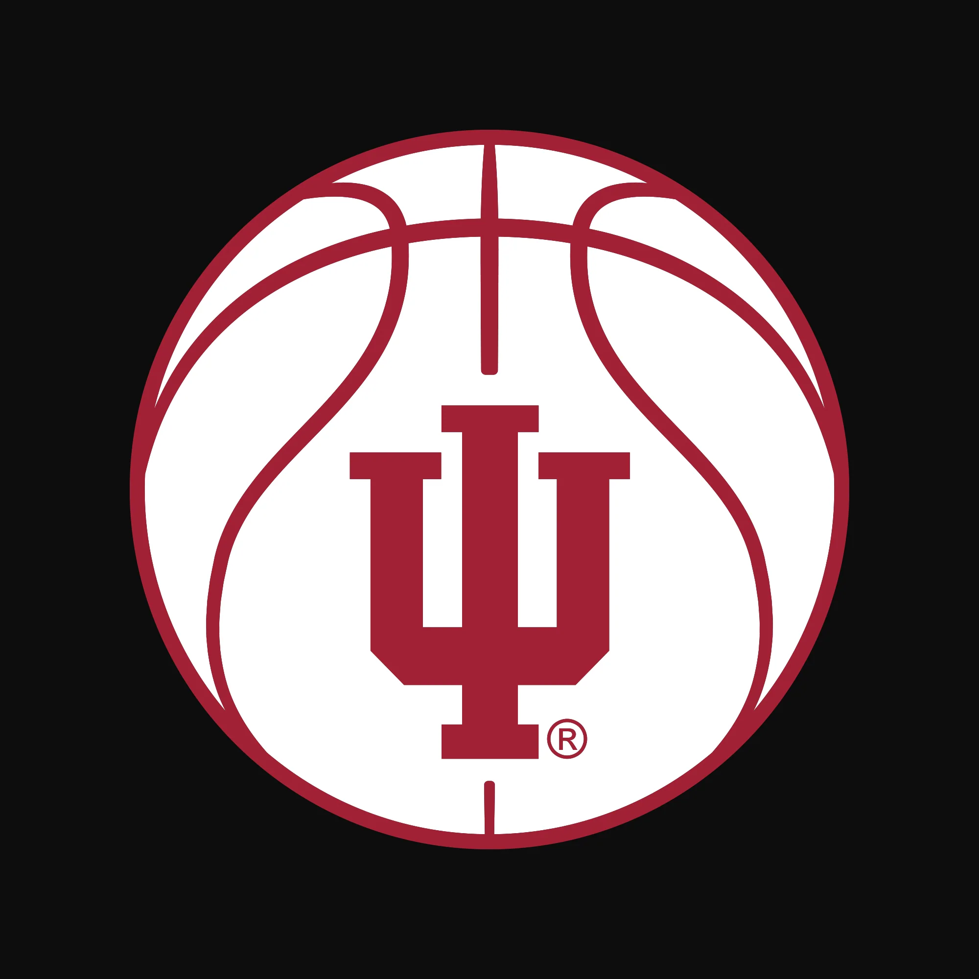 Indiana Basketball Outline EMB Dad Hat - Image 3