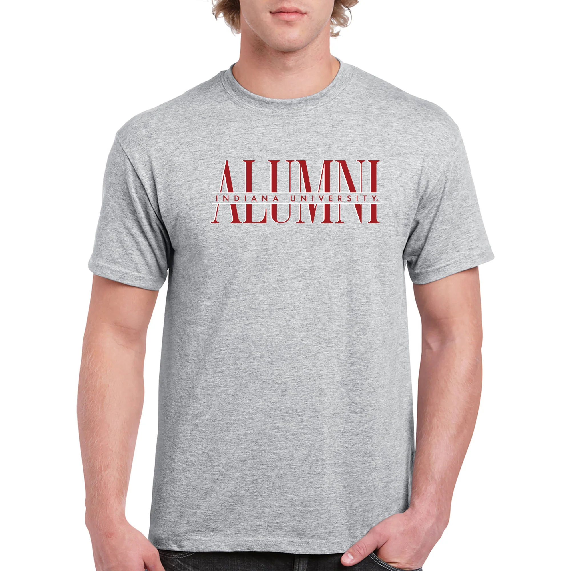 Indiana Classic Alumni T-Shirt - Sport Grey - Image 3