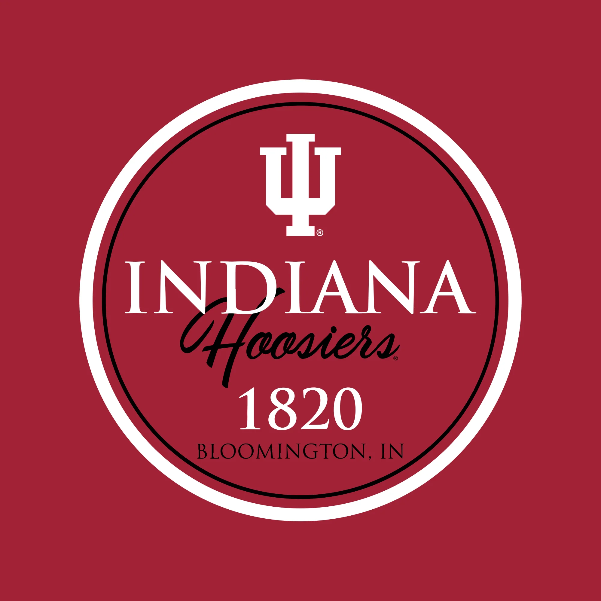 Indiana Classic Circle Bison Crewneck - Cardinal - Image 4