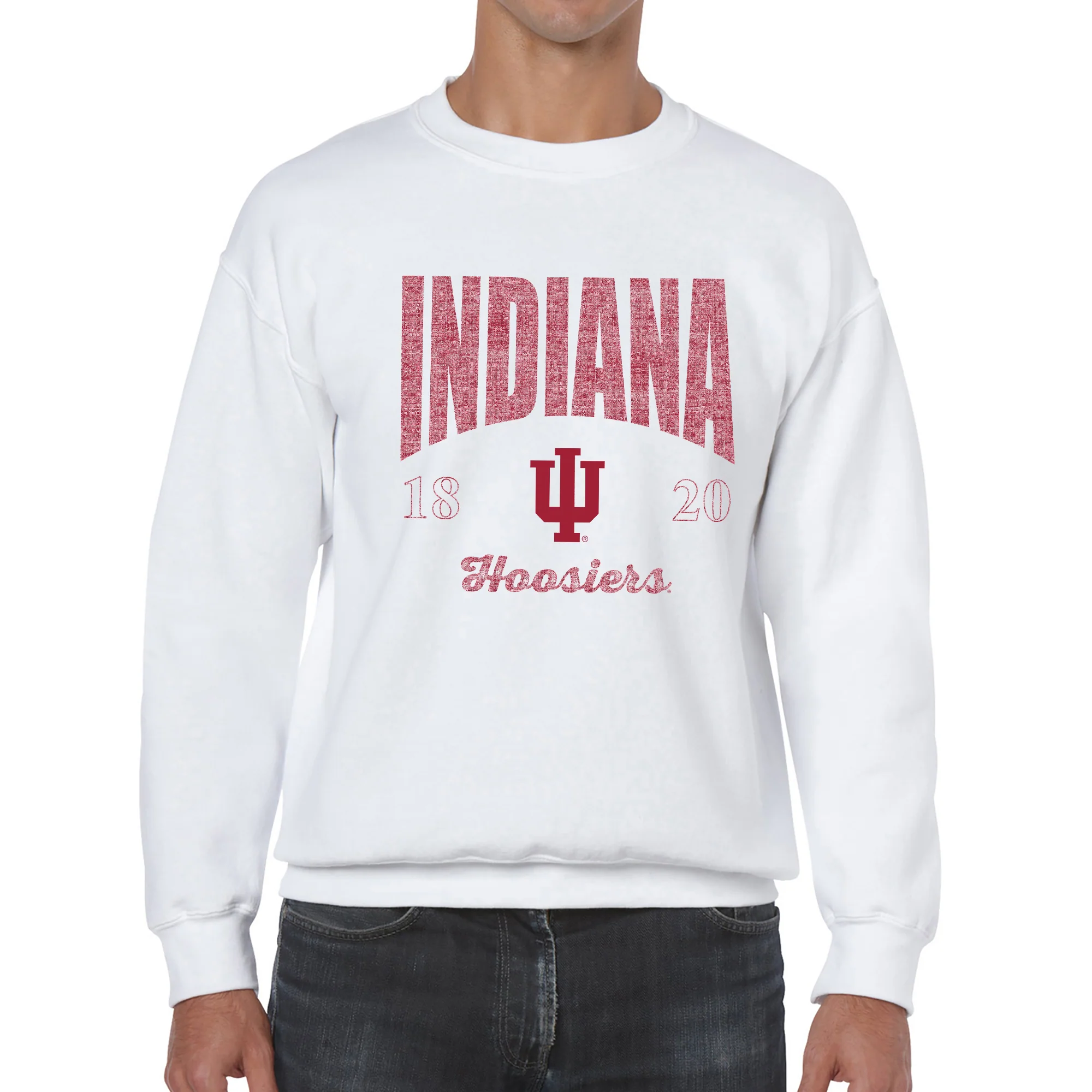 Indiana Giving Noise JA BTB Fleece Crewneck - White - Image 3