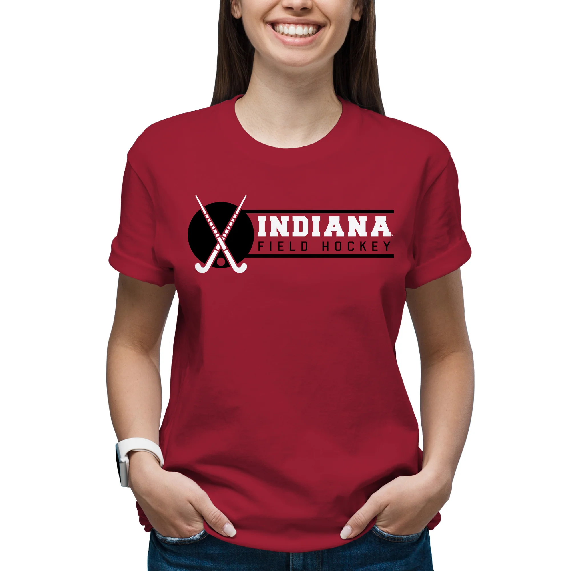 Indiana Hoosiers Field Hockey Spotlight T Shirt - Cardinal - Image 4