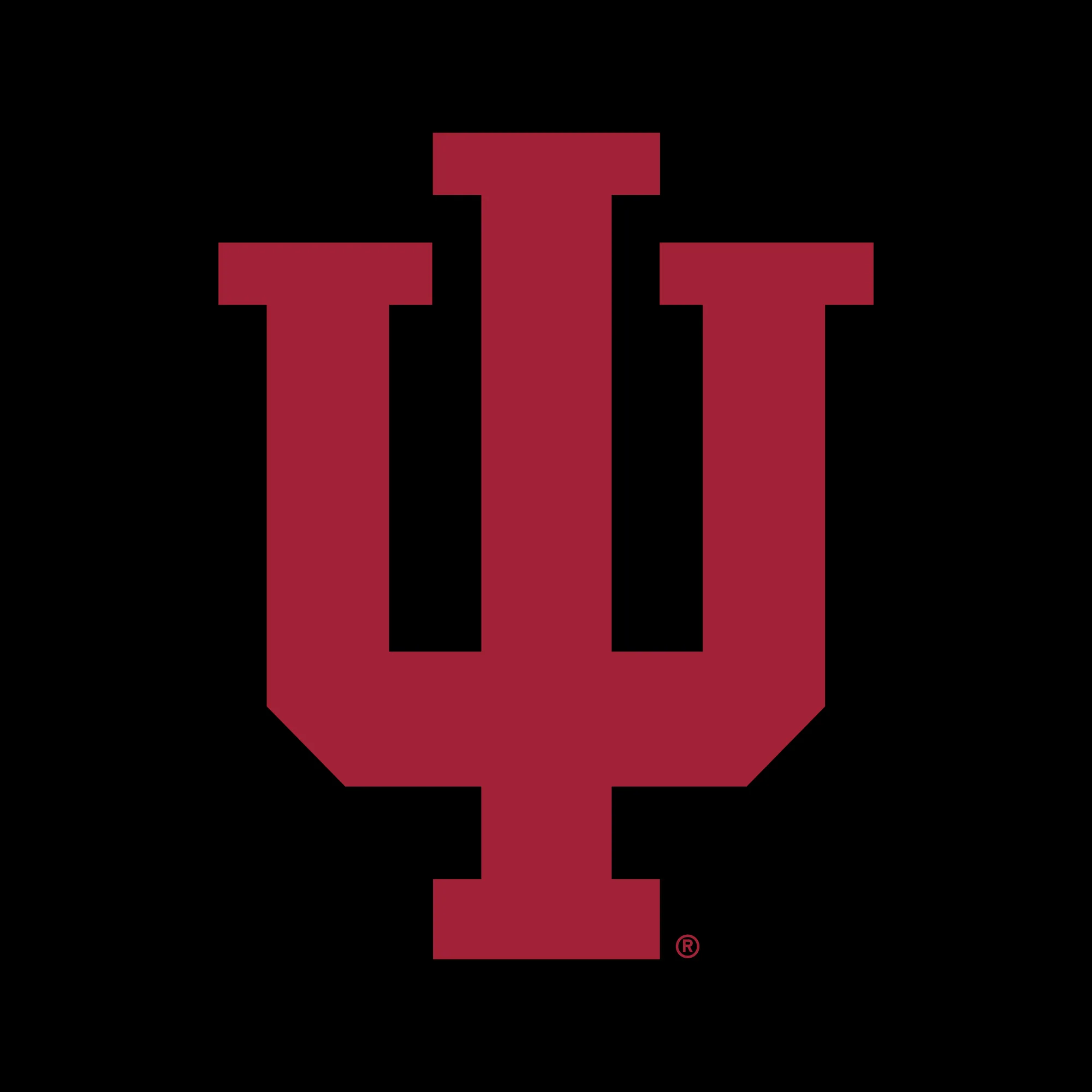 Indiana Hoosiers Primary Logo Tank Top - Black - Image 2