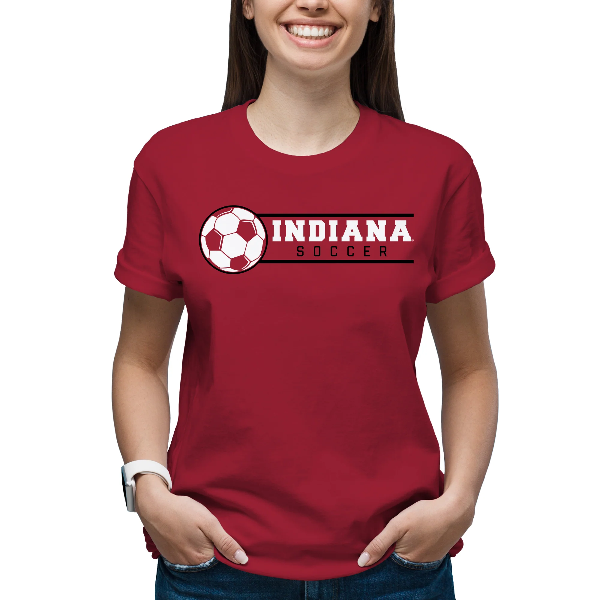 Indiana Hoosiers Soccer Spotlight T Shirt - Cardinal - Image 4