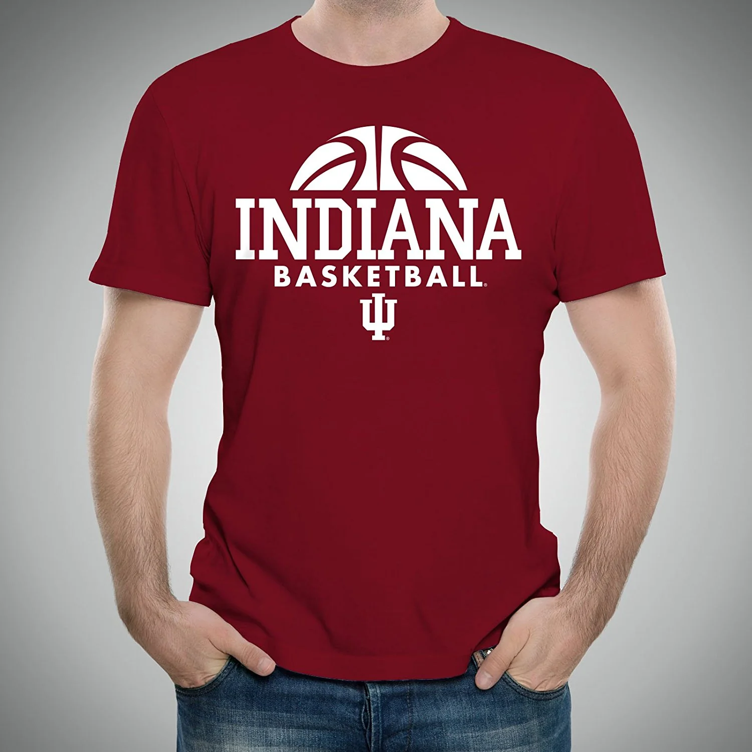 Indiana Hoosiers Basketball Hype Short Sleeve Tee - Cardinal - Image 3