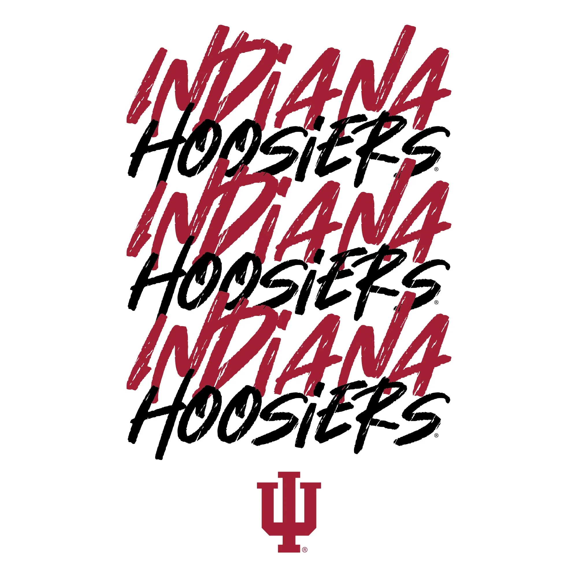 Indiana Marker Repeat T-Shirt - White - Image 2