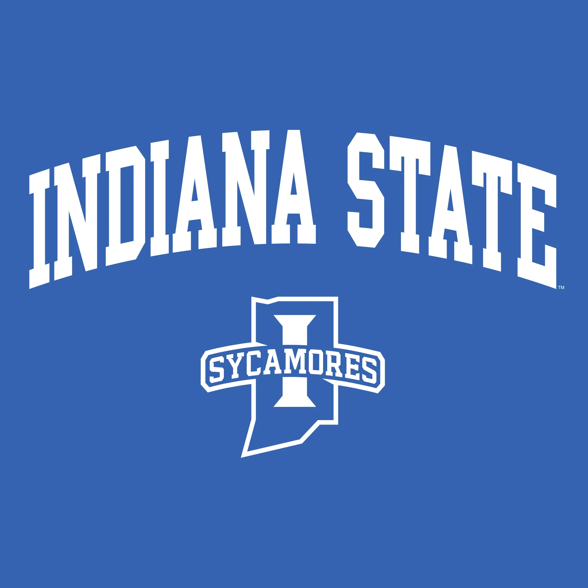 Indiana State University Sycamores Arch Logo Hoodie - Royal - Image 2