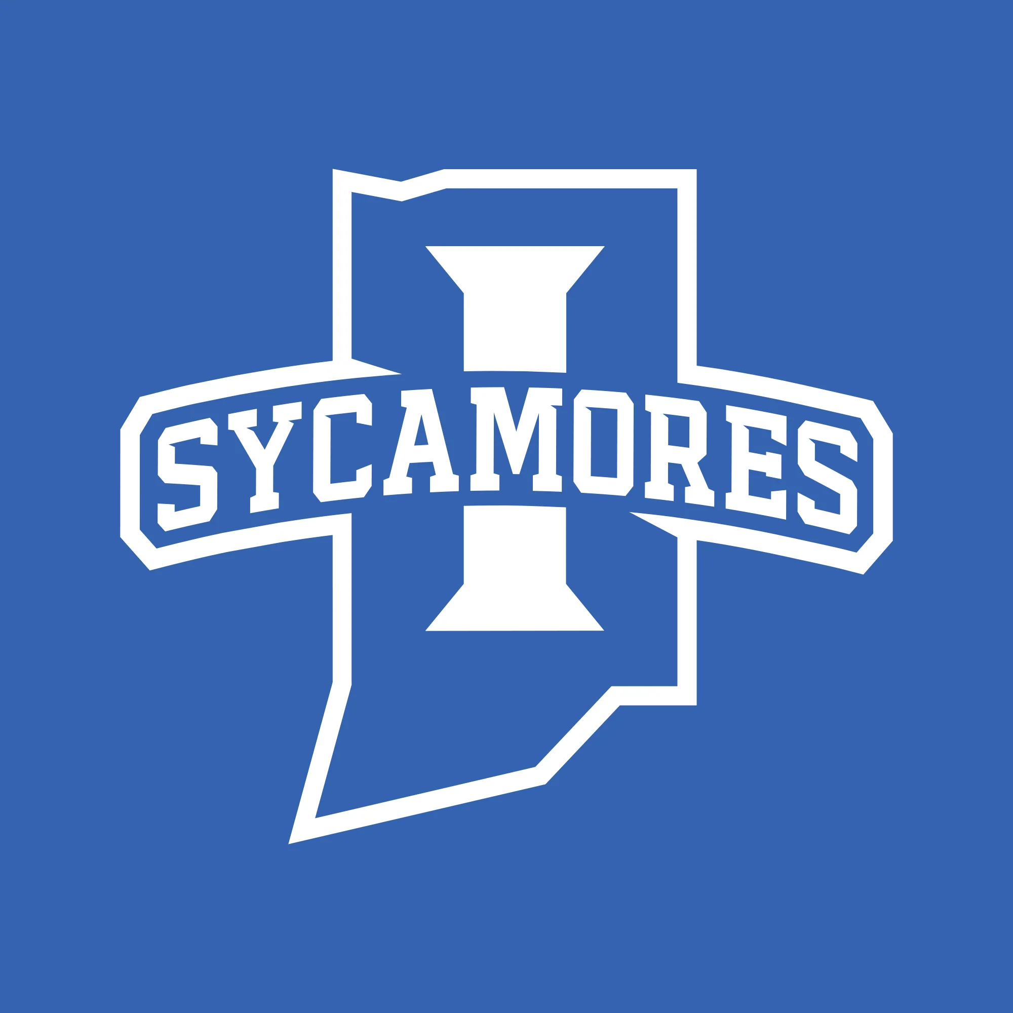 Indiana State University Sycamores Primary Logo Hoodie - Royal - Image 2