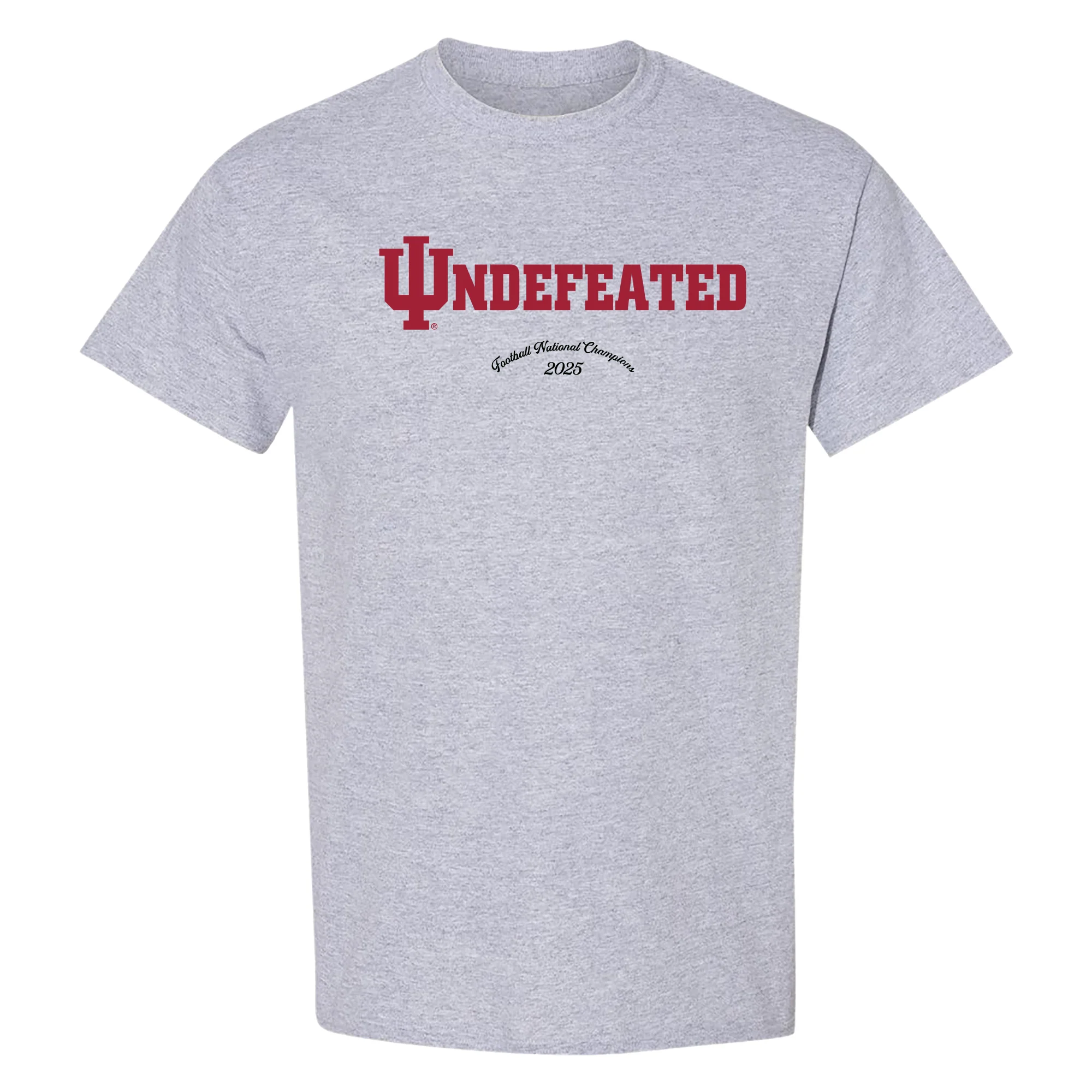 Indiana Trident Undefeated National Champions 2025 T-Shirt - Sport Grey